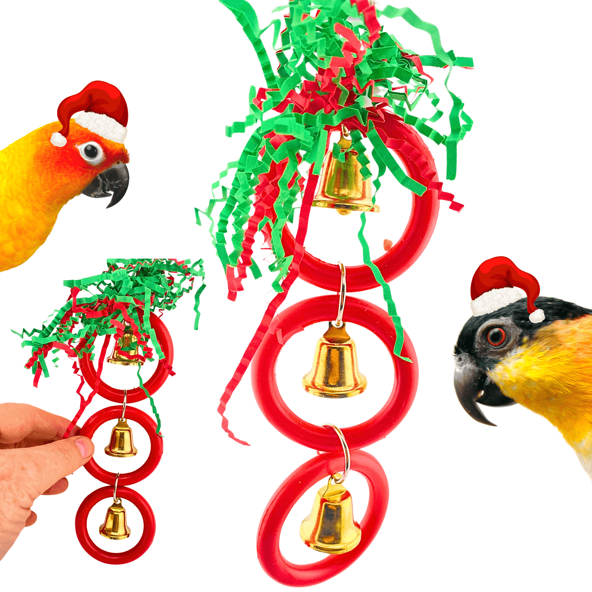 2768 Christmas Jolly Trio - Bonka Bird Toys