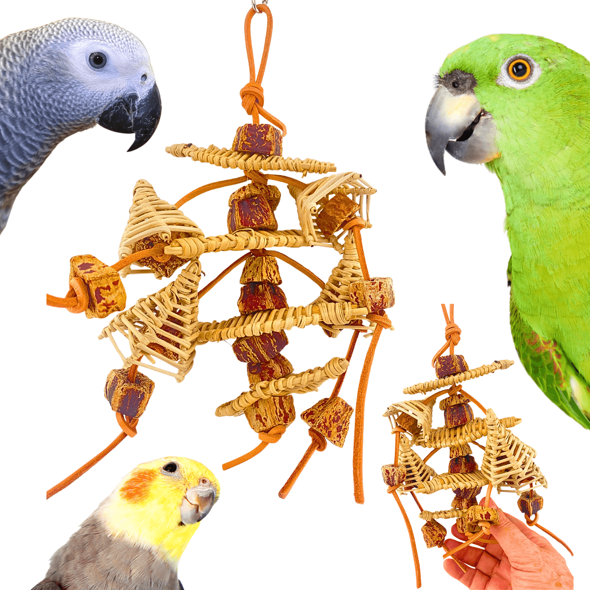 1145 Mahogany Jumble - Bonka Bird Toys