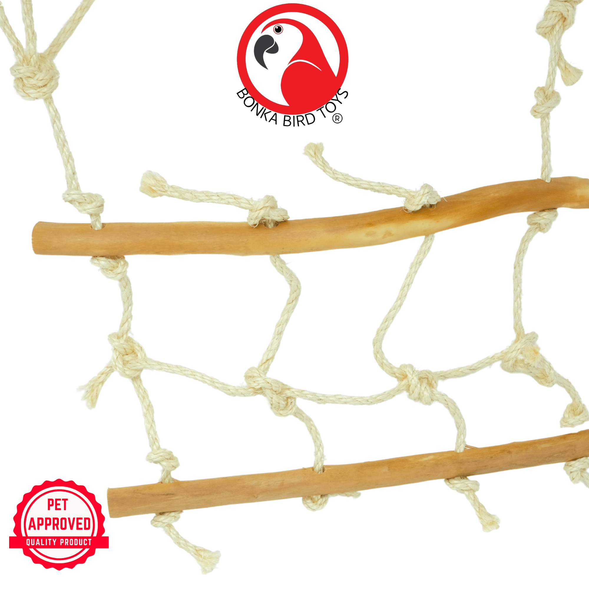 2666 X-Small Sisal Java Cargo Net - Bonka Bird Toys