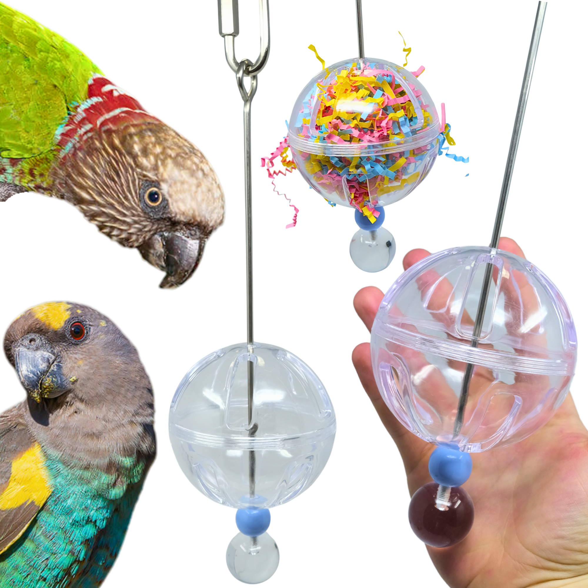 2233 Ball Working Lunch Skewer - Bonka Bird Toys