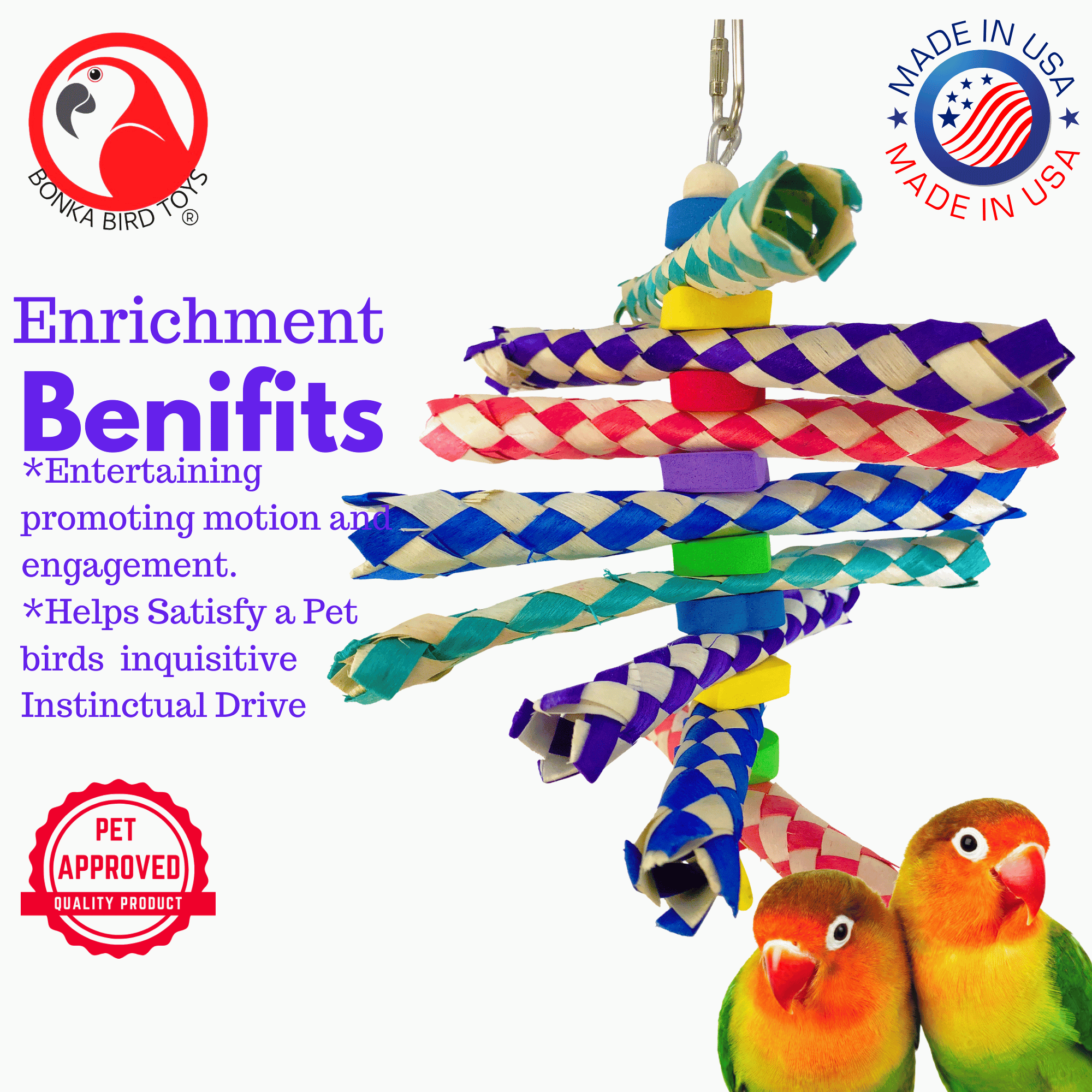 1243 Foamy Delight - Bonka Bird Toys