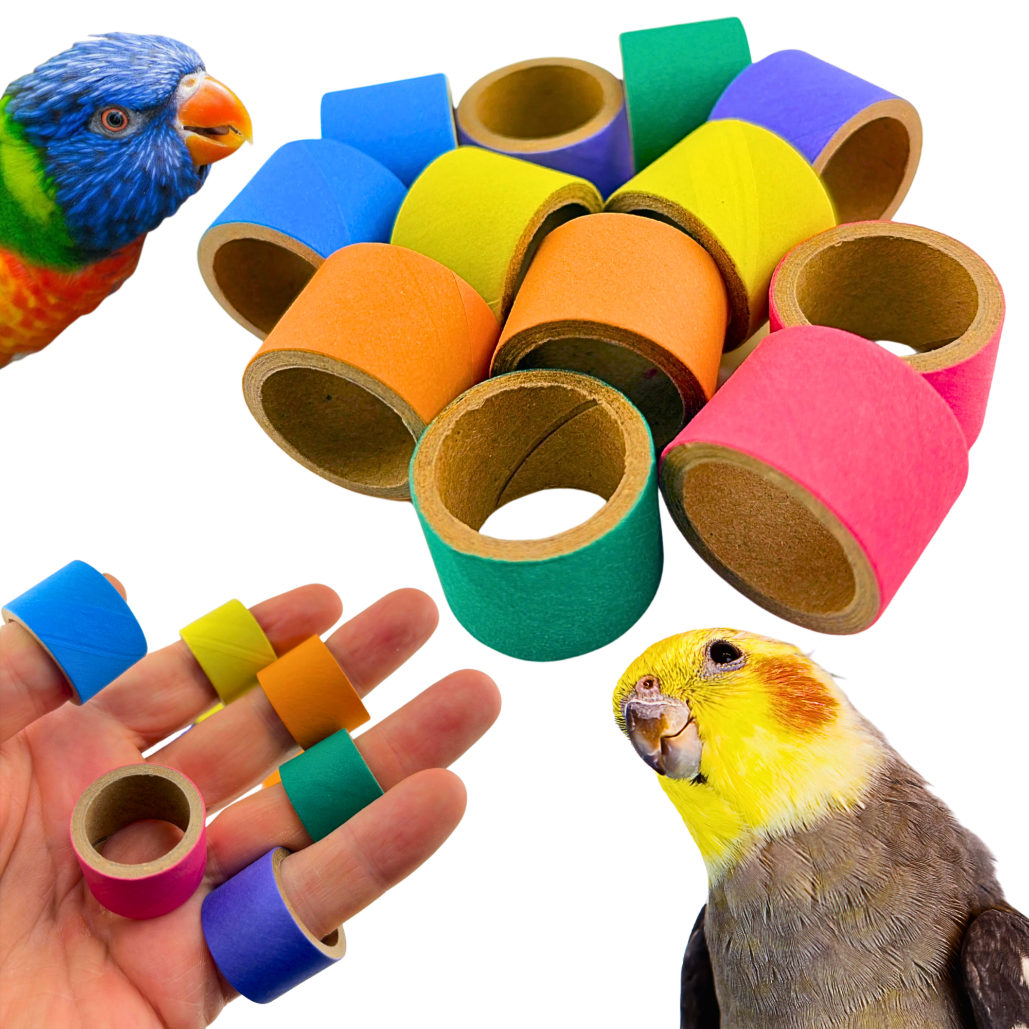 2591 12pk 3/4-Inch Ring Bagels - Bonka Bird Toys