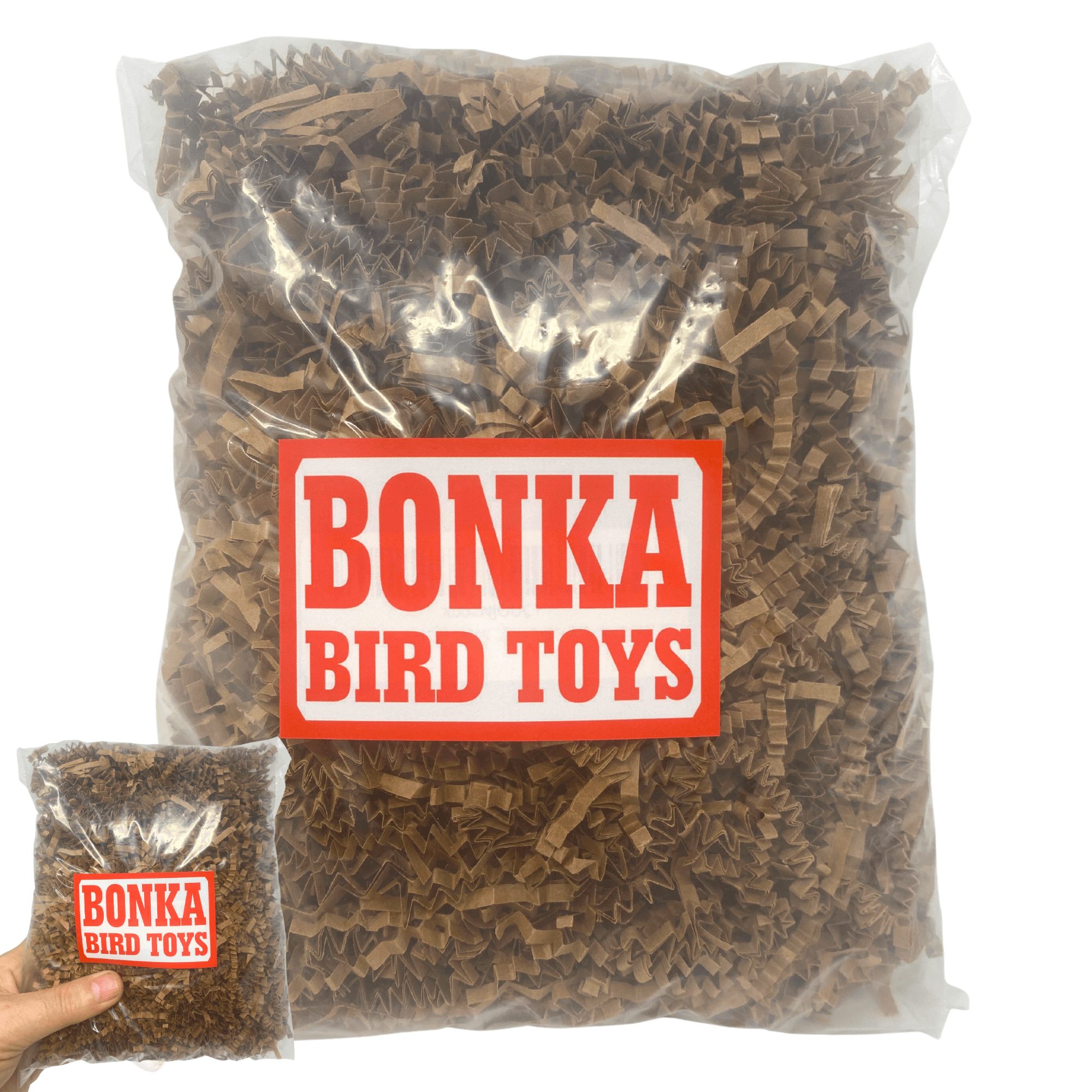 1574 Natural Crinkle Paper - Bonka Bird Toys