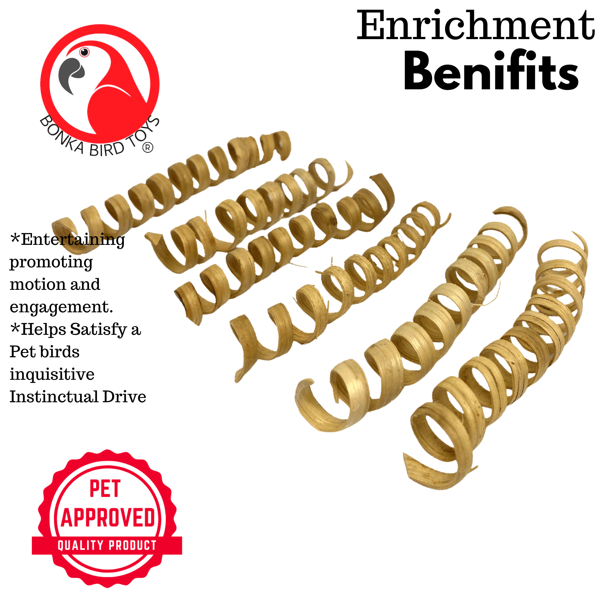 2505 pk6 5 inch Bamboo Sticks - Bonka Bird Toys