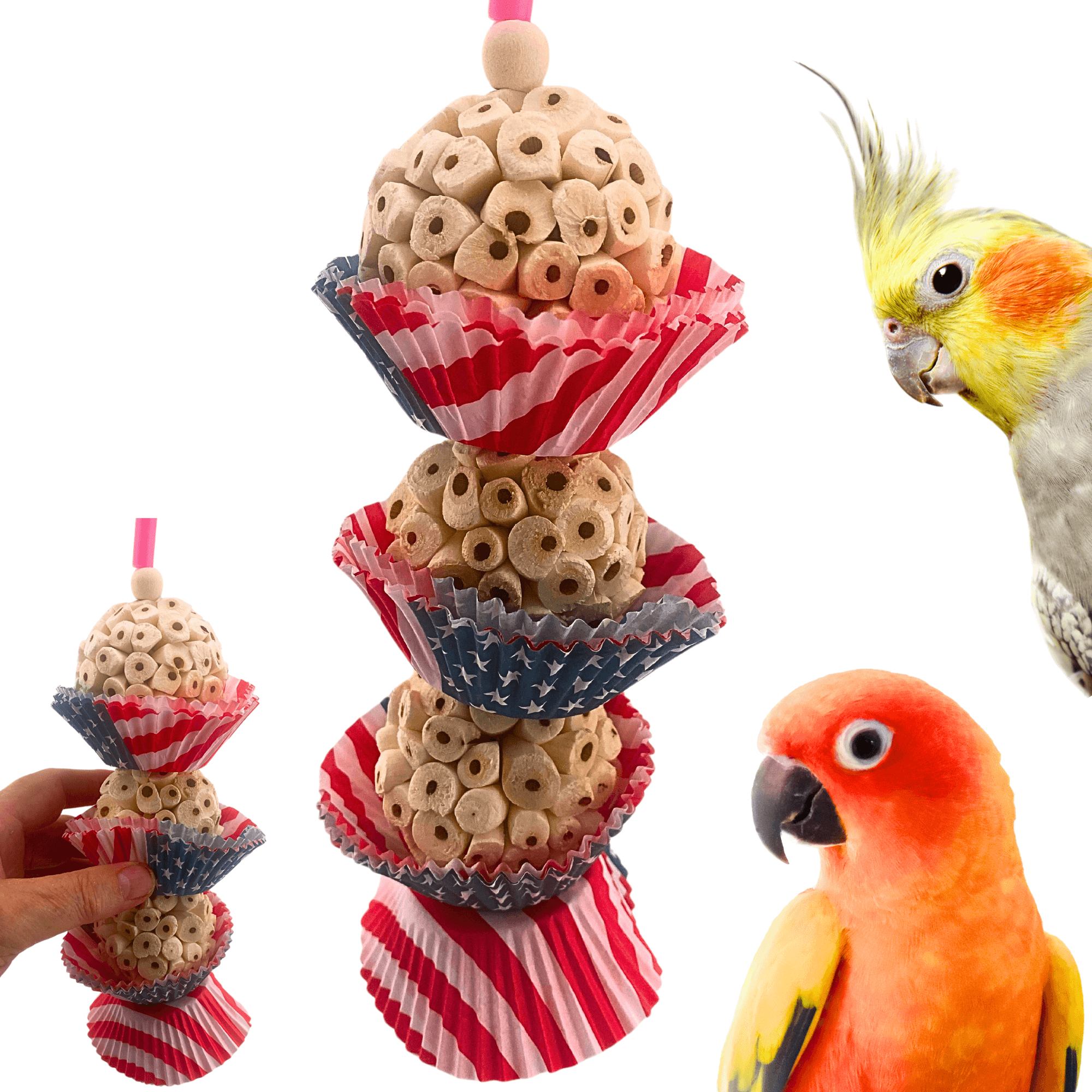 2027 USA Three Cake - Bonka Bird Toys