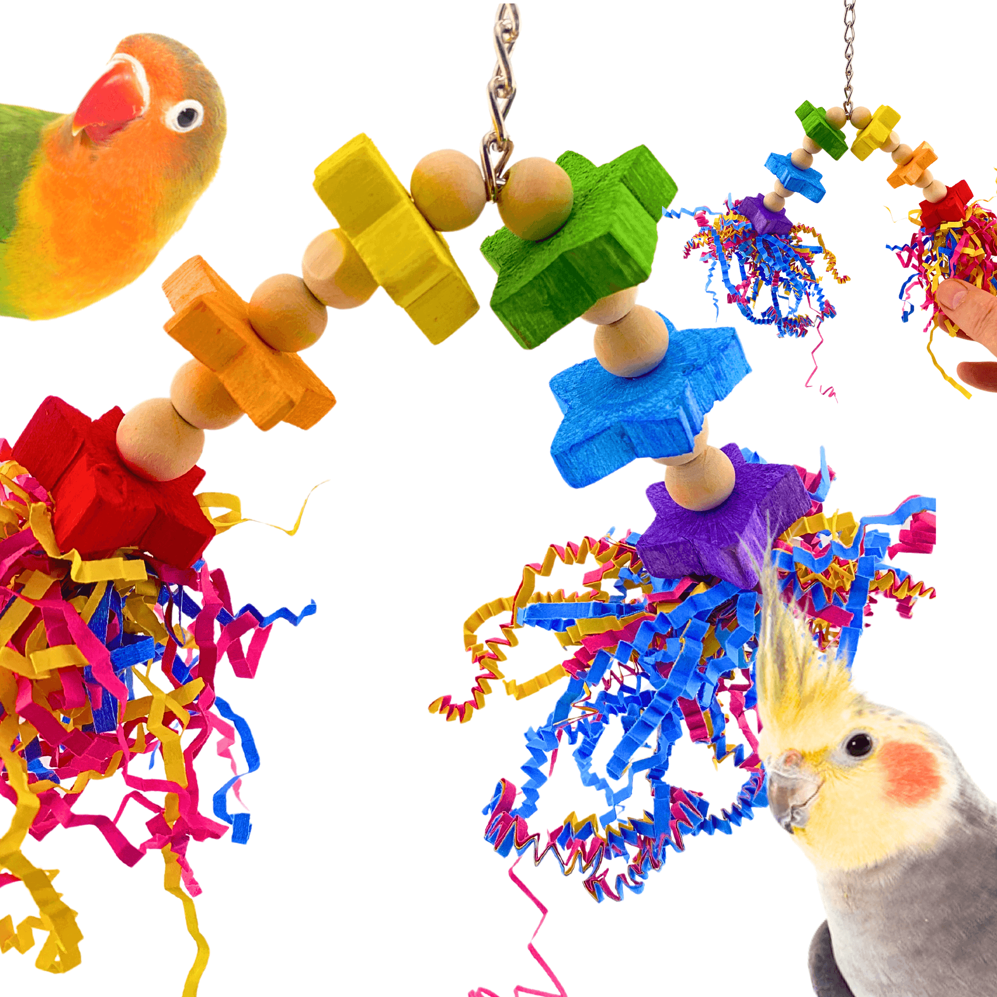 2595 Mini Sola Crinkle - Bonka Bird Toys