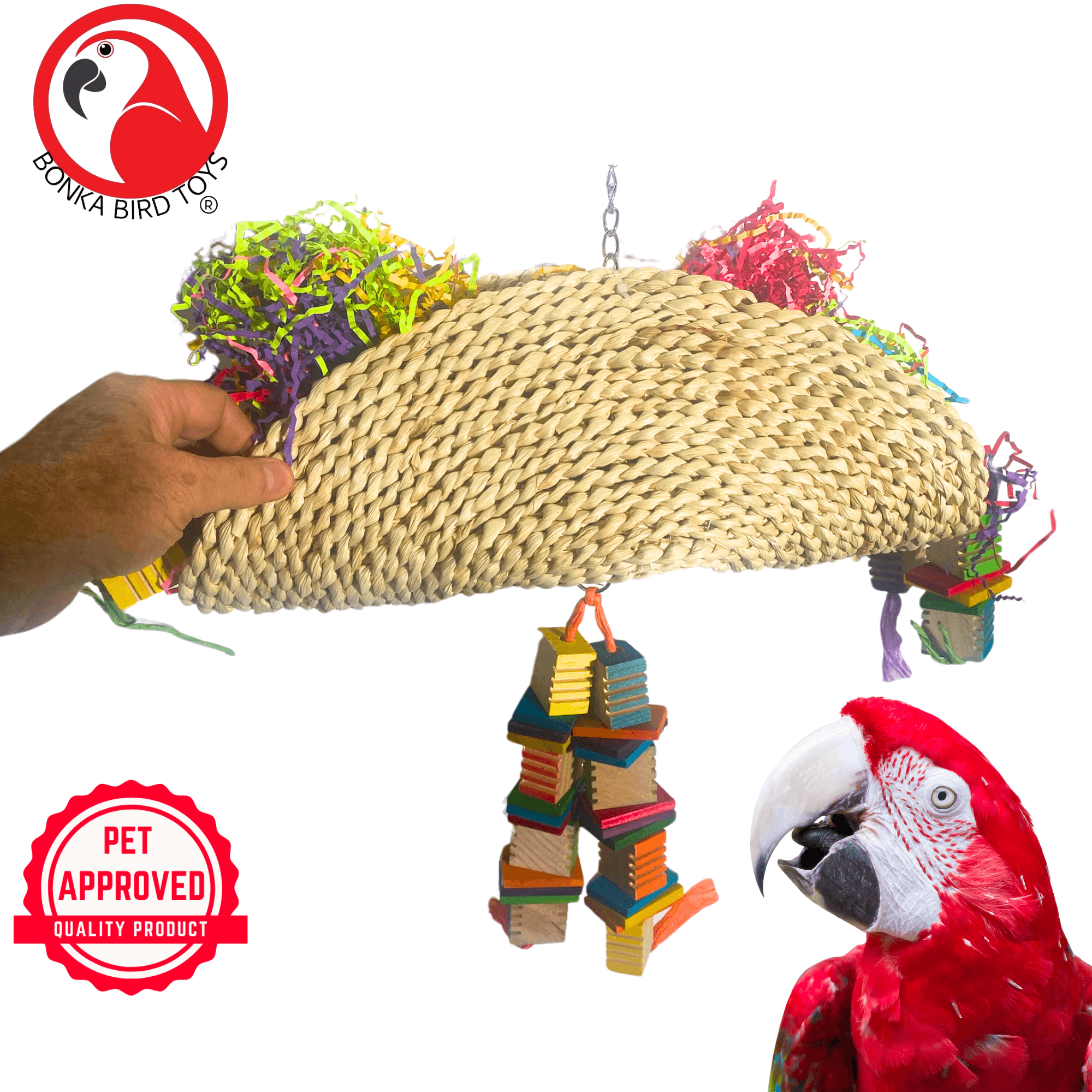 2640 Large Soft Taco - Bonka Bird Toys