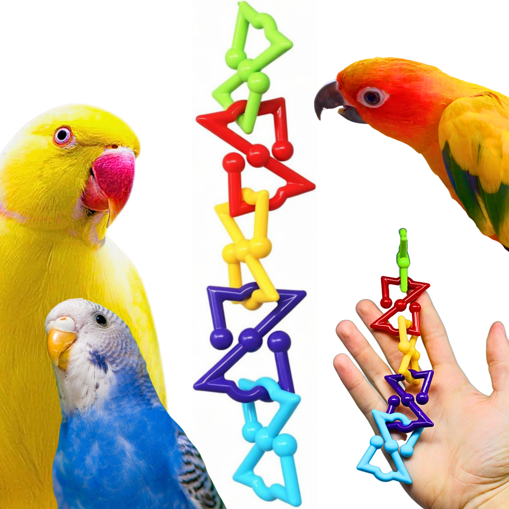 3638 Small Z Link Multiple Use Bird Toy - Bonka Bird Toys