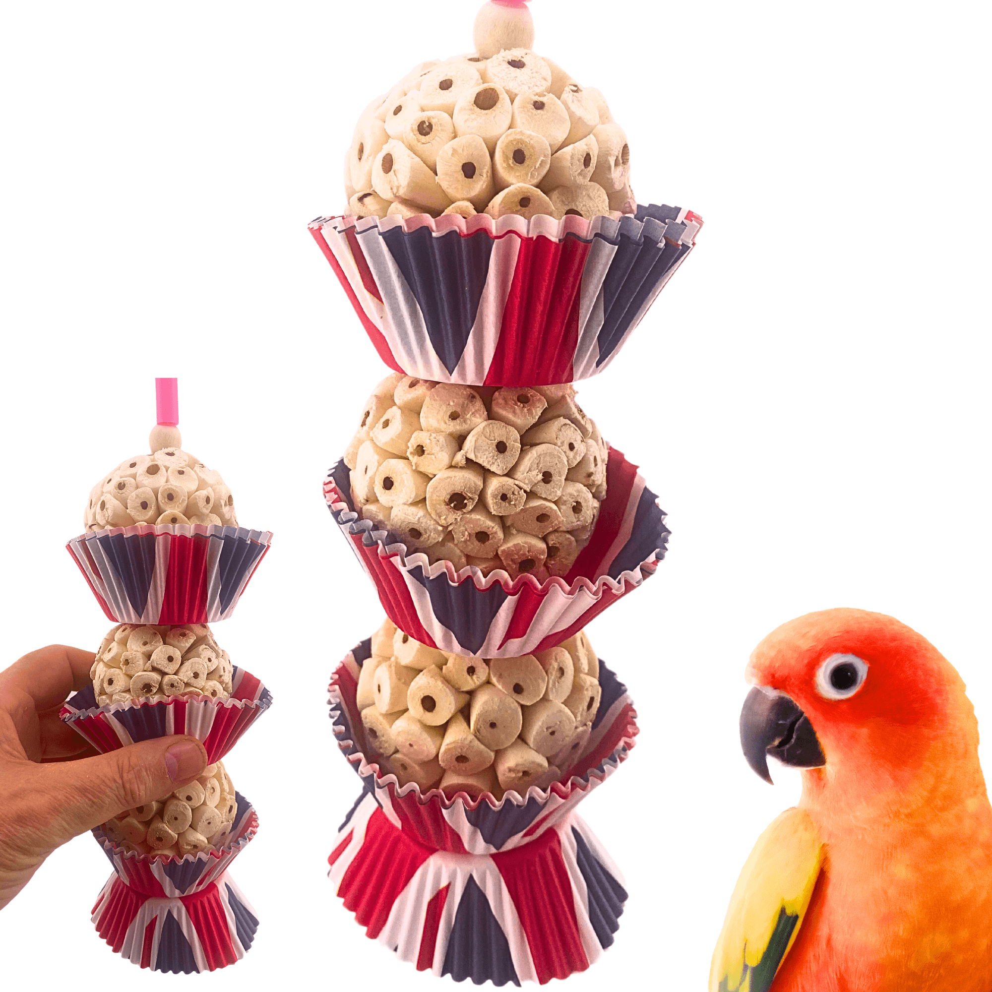 2709 UK Three Cake - Bonka Bird Toys