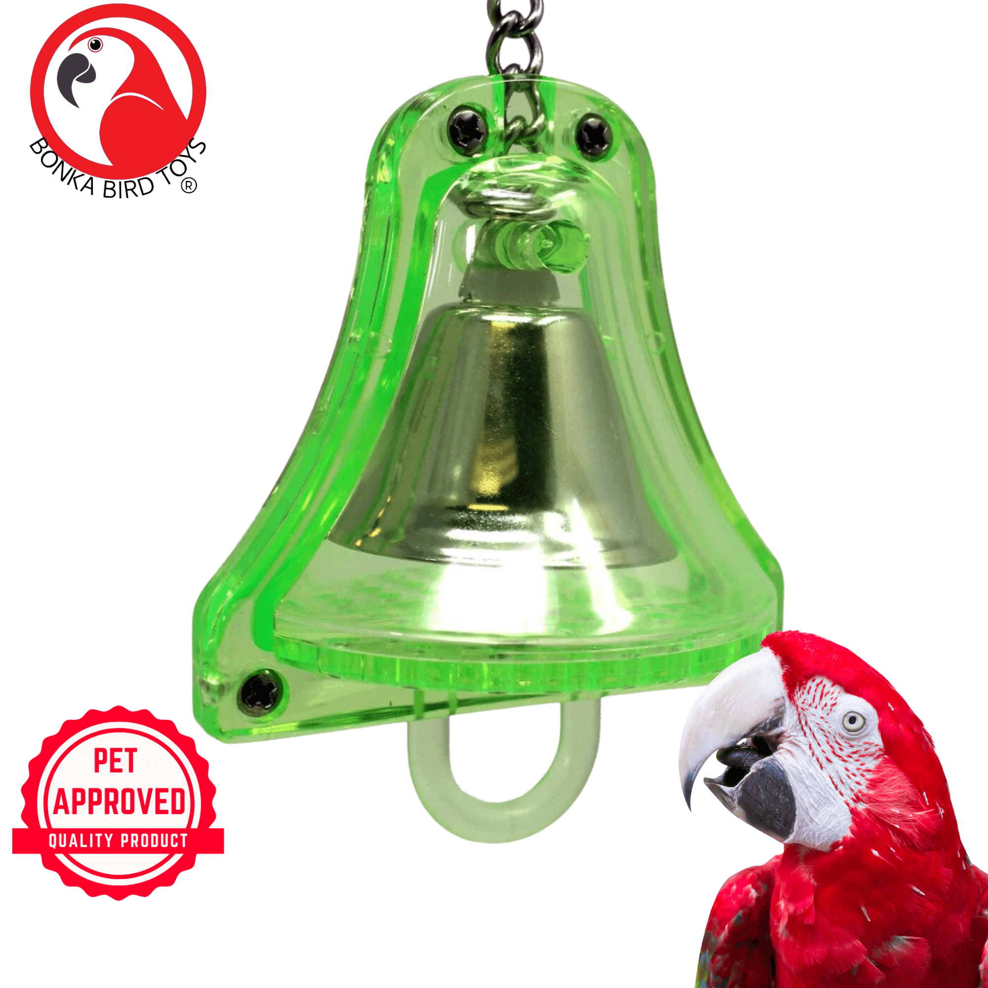 60017 Large Bullet Proof Bell - Bonka Bird Toys
