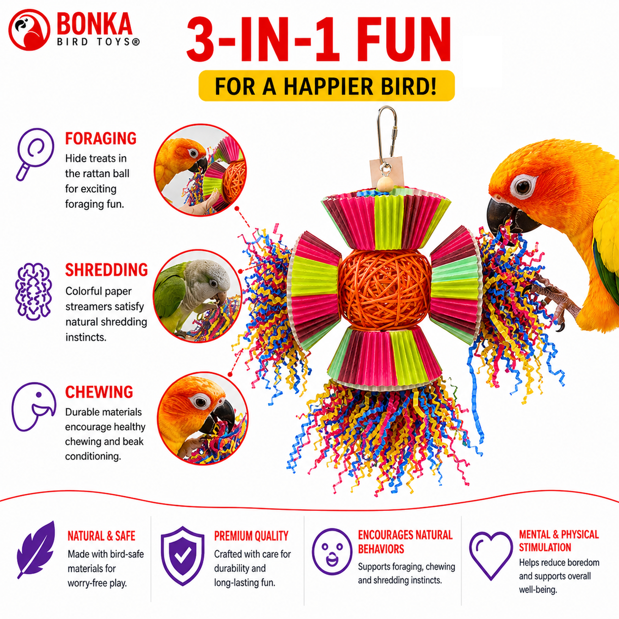 3488 Cake Party - Bonka Bird Toys