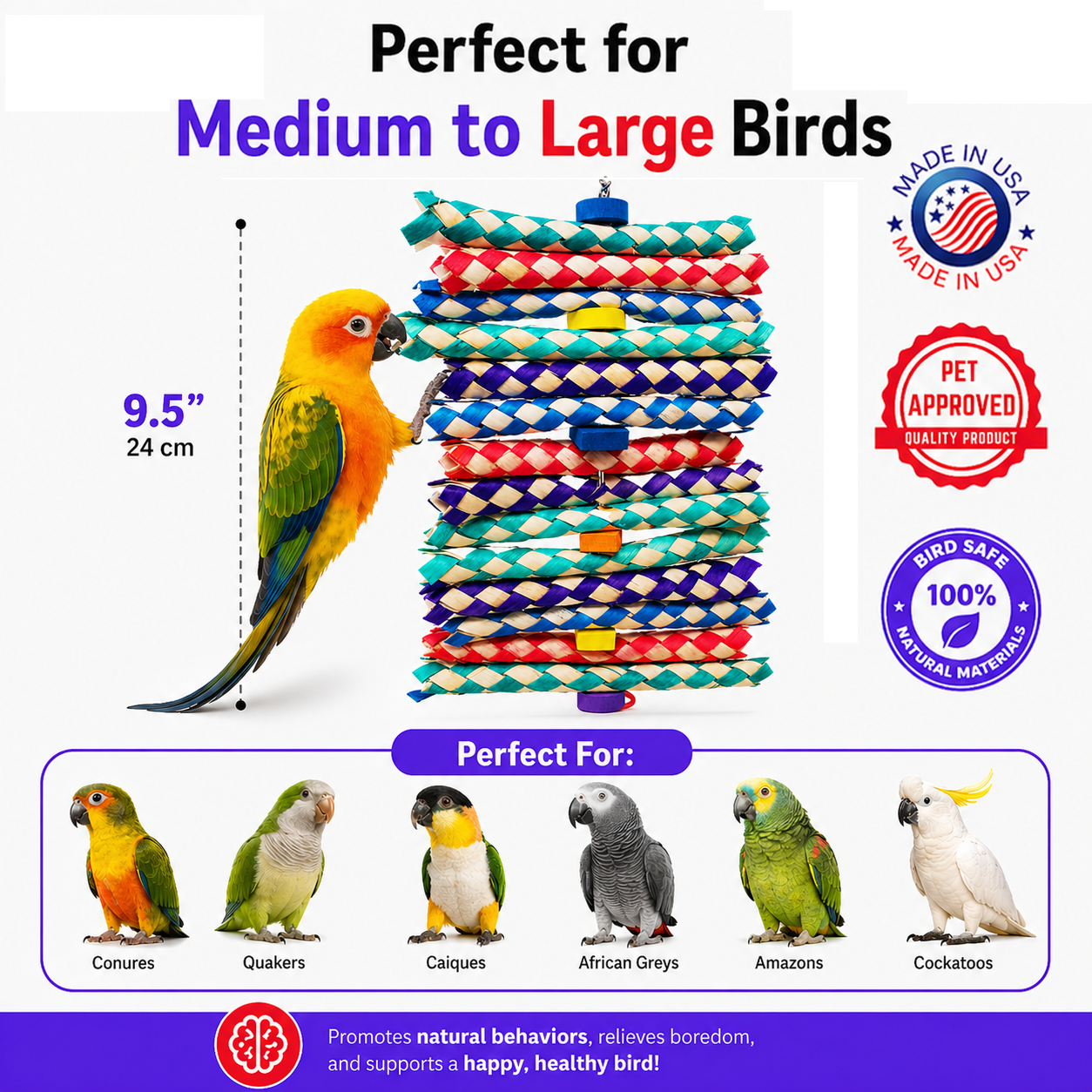 1798 Big Foamy Delight - Bonka Bird Toys