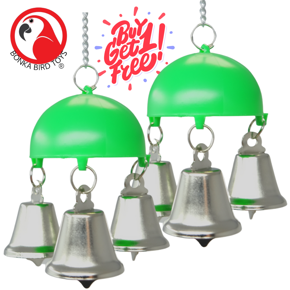 36458 Dome Bell BOGO BUNDLE BUY ONE GET ONE FREE! - Bonka Bird Toys
