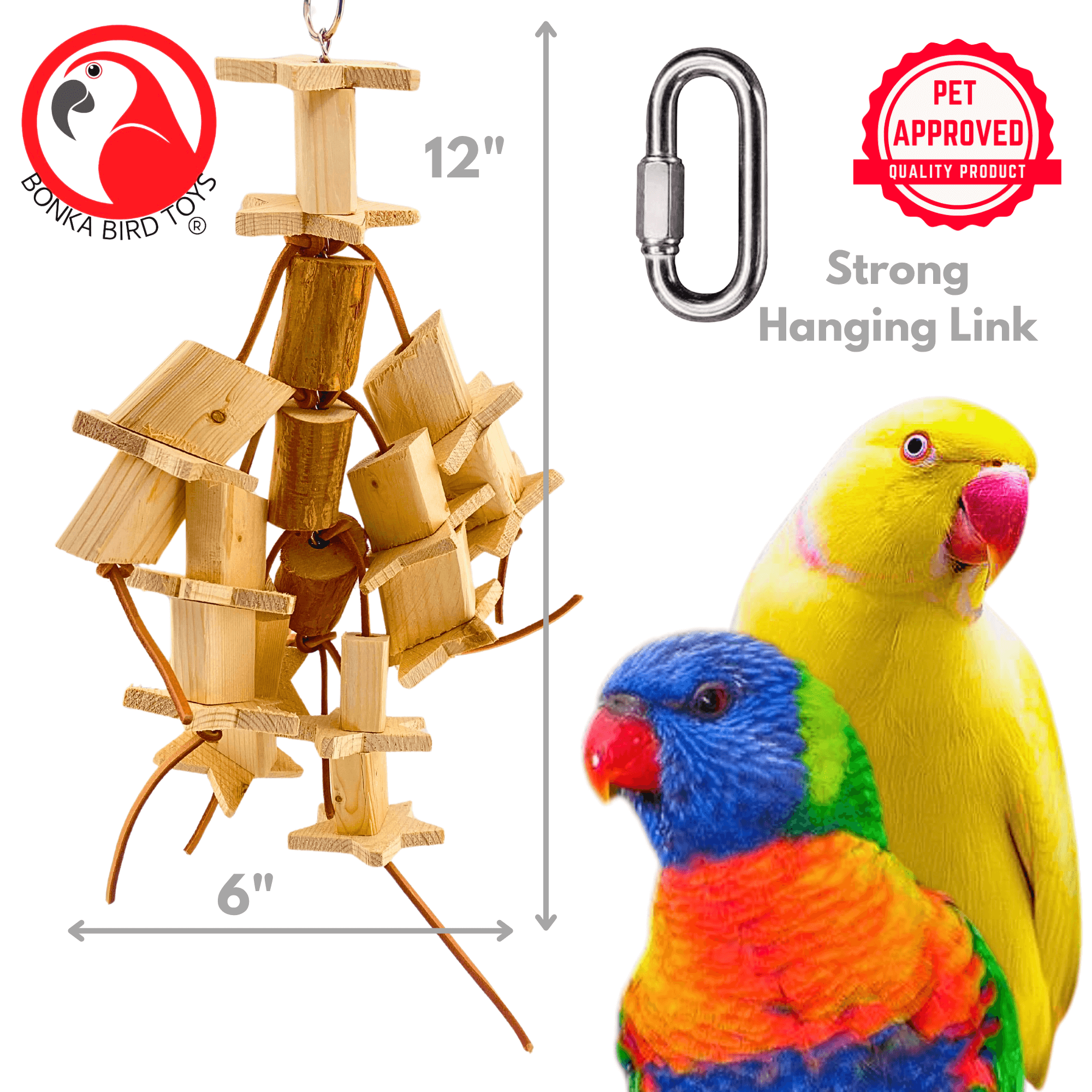 1152 Stellar Chomp Tower - Bonka Bird Toys