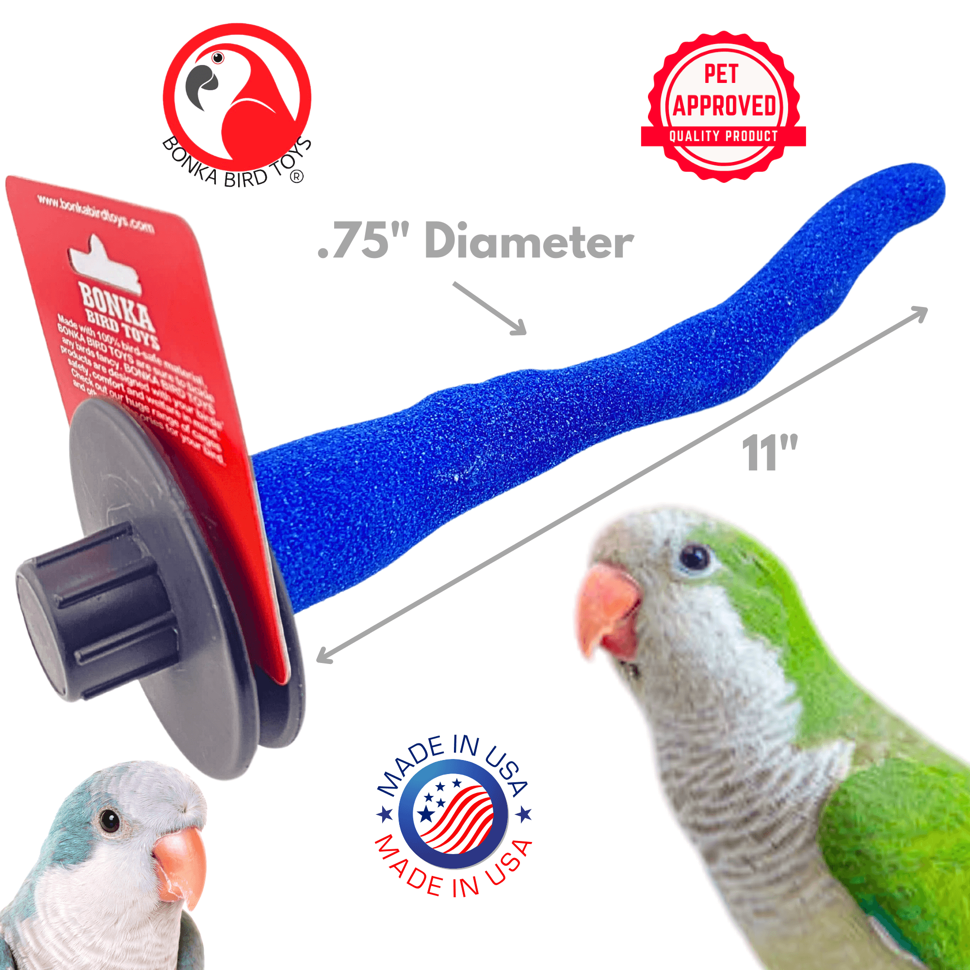 1435 Small Orthopedic Sand Perch - Bonka Bird Toys