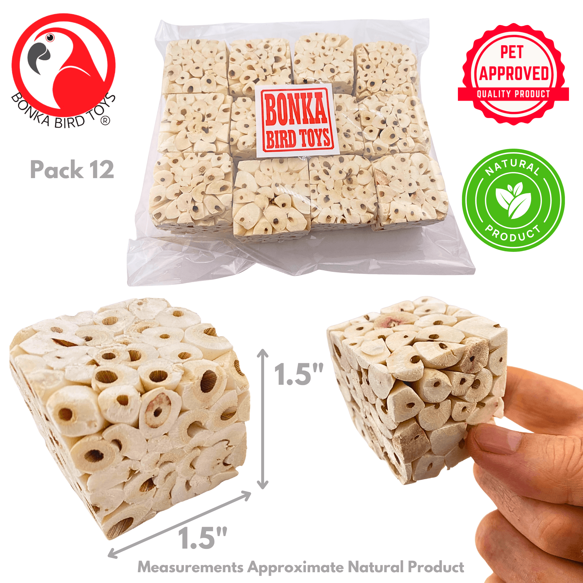 Small Sola Cubes - Bonka Bird Toys