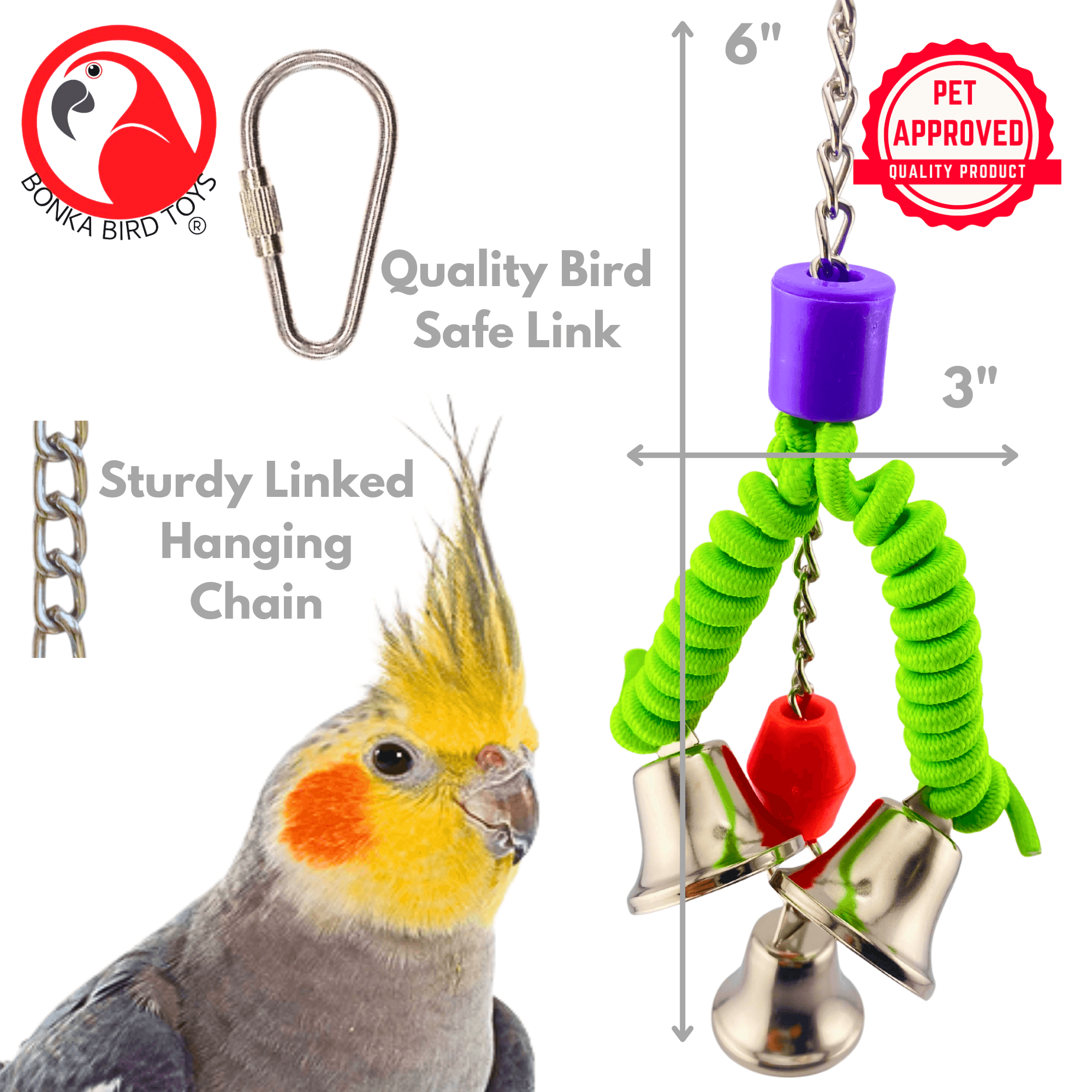 1957 Boingy Bell - Bonka Bird Toys