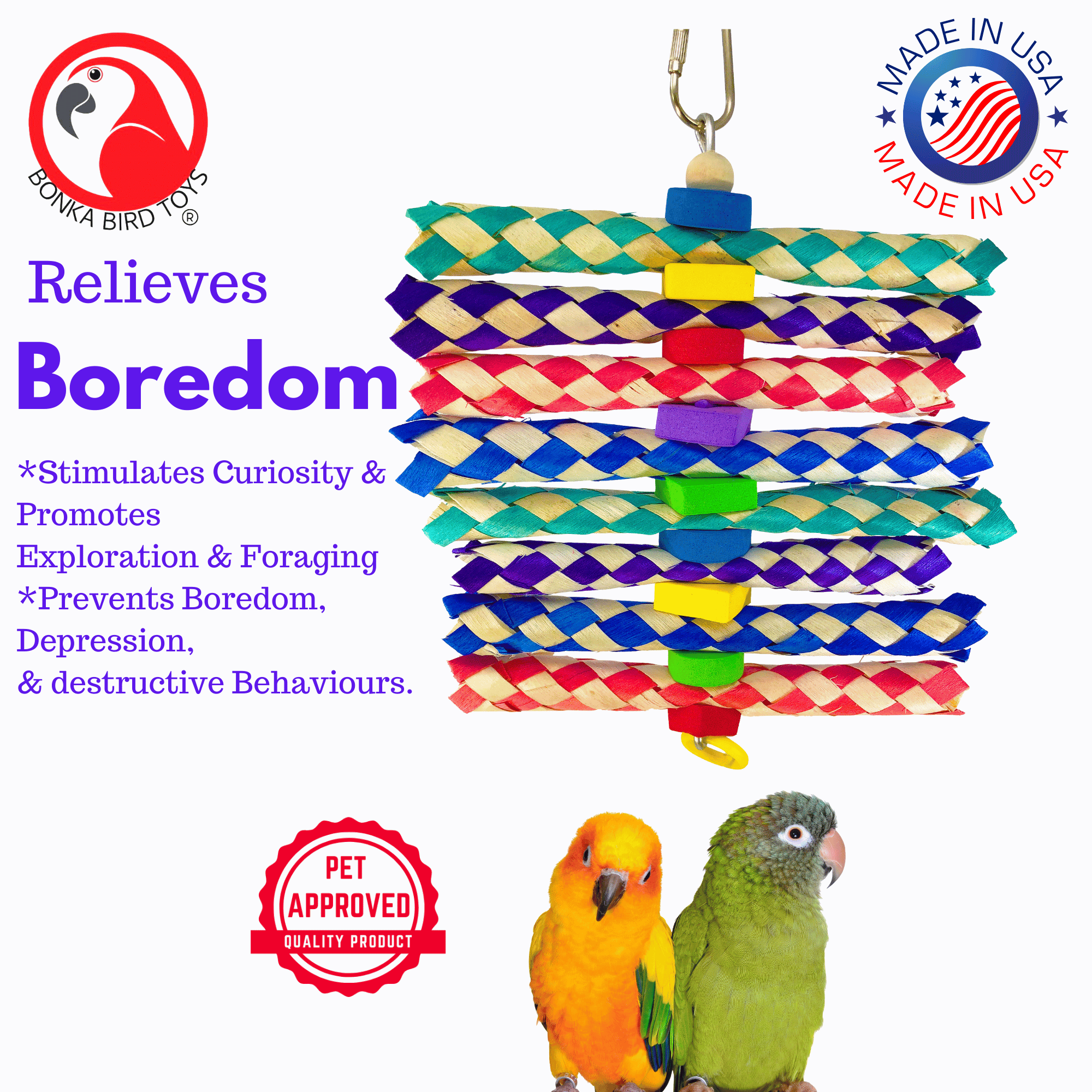 1243 Foamy Delight - Bonka Bird Toys