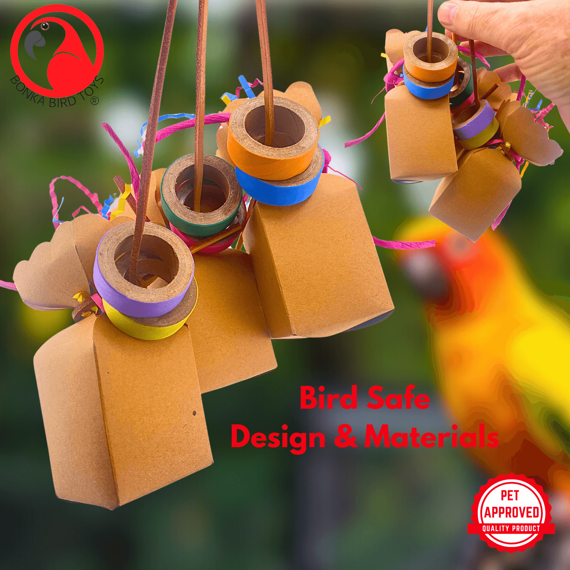 2701 Leather Surprise - Bonka Bird Toys