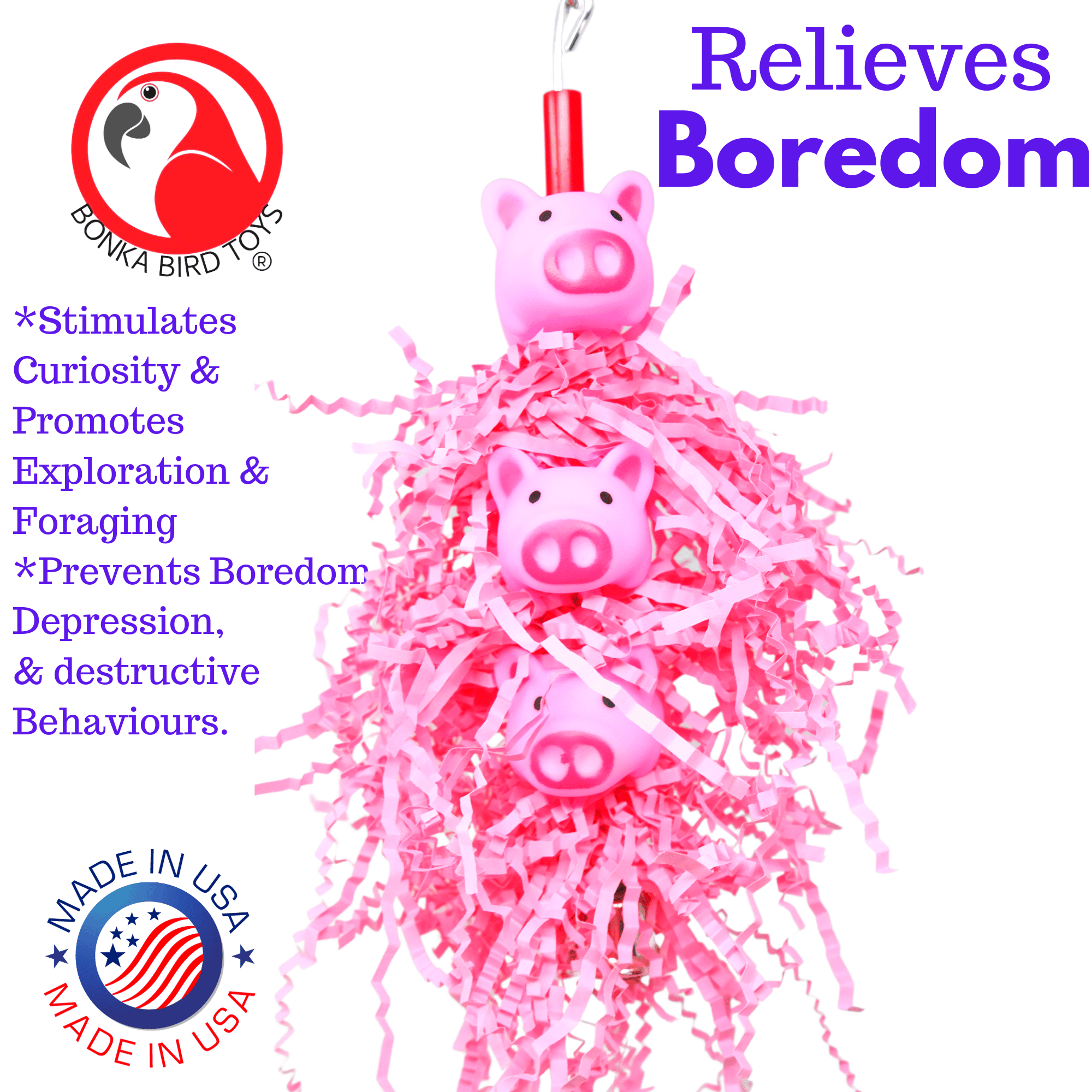 2959 Three Little Pigs - Bonka Bird Toys