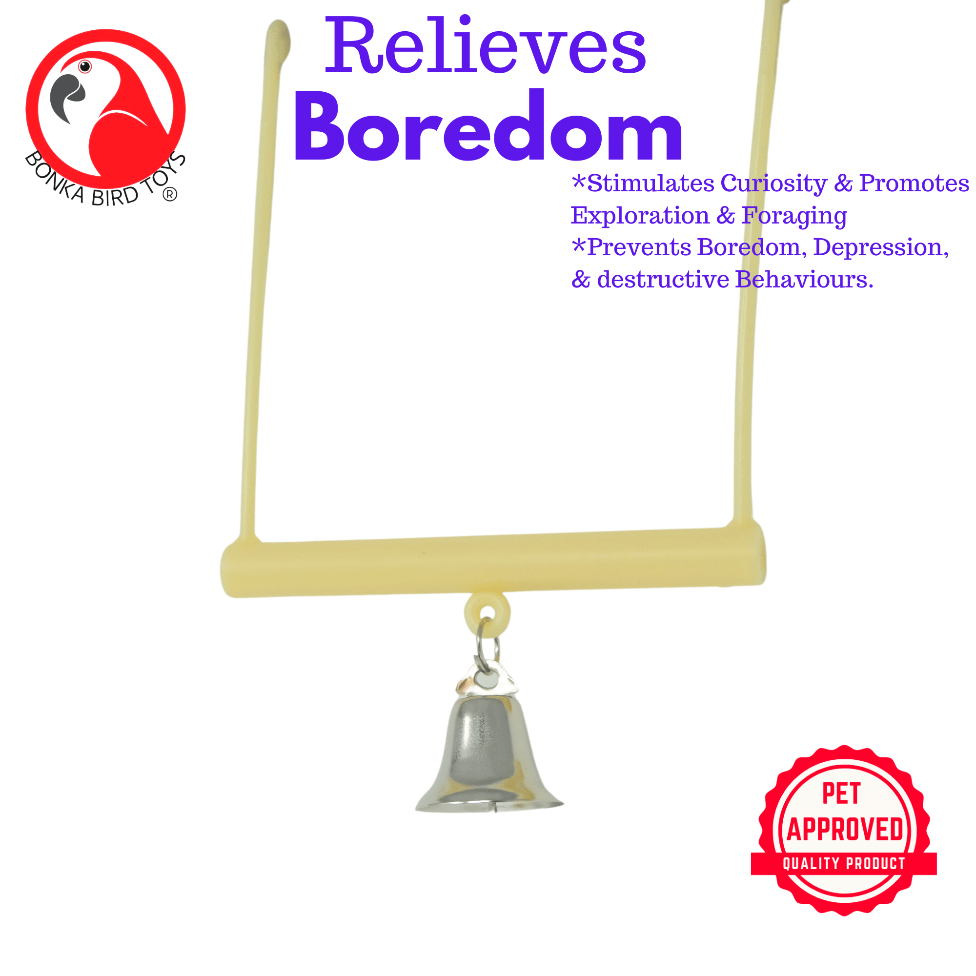 6514 Hook Swing BOGO BUNDLE BUY ONE GET ONE FREE! - Bonka Bird Toys