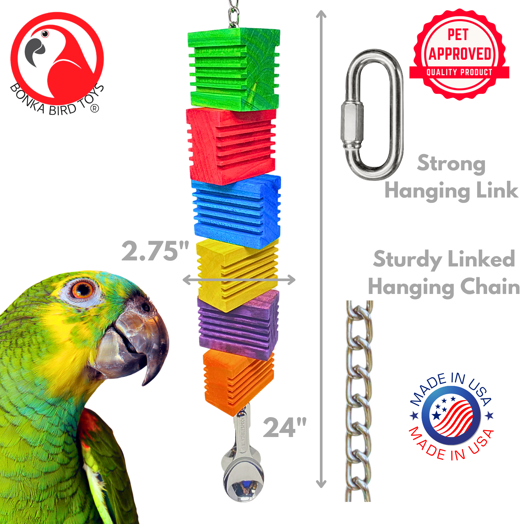 3474 Huge Chewy Nicks - Bonka Bird Toys