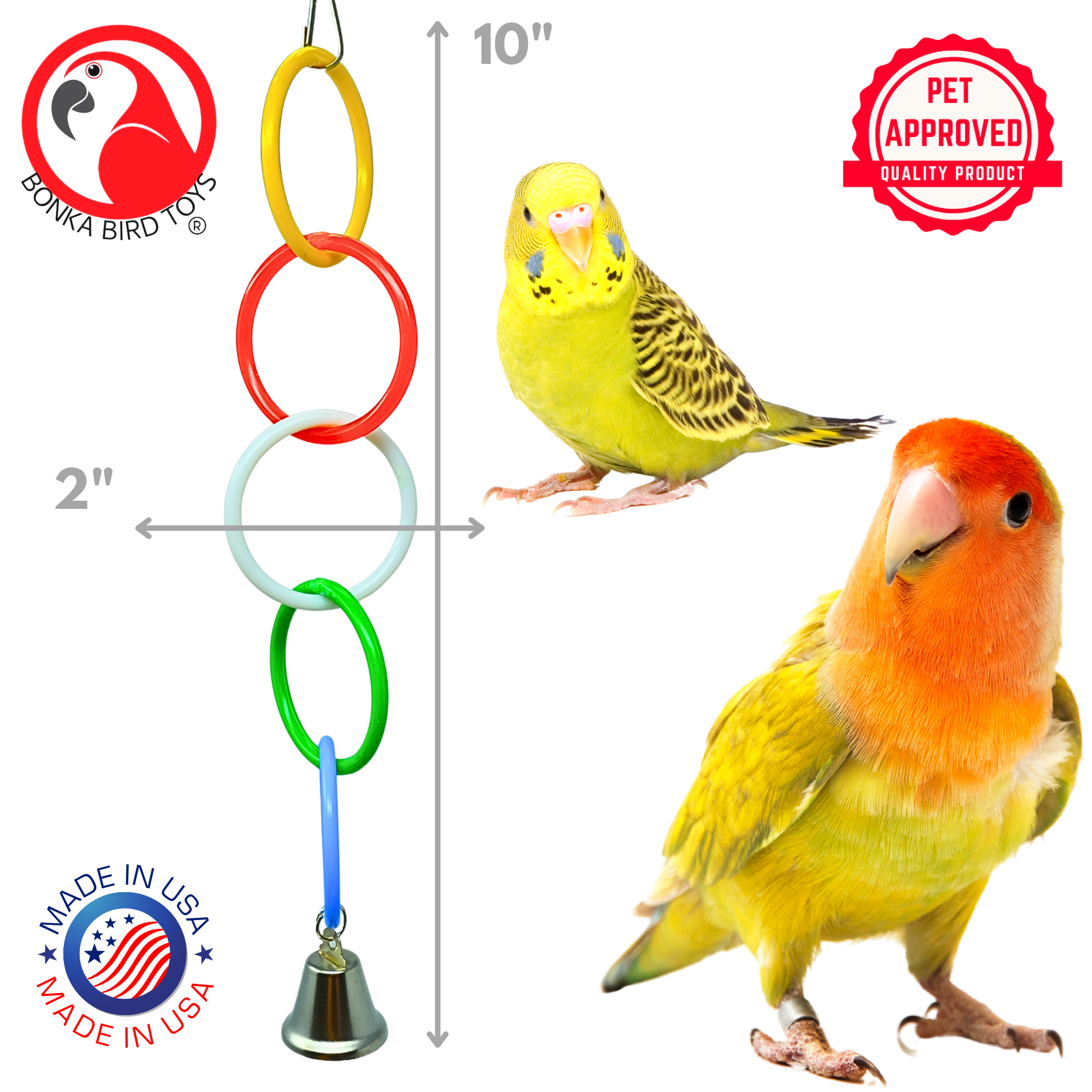 36459 Olympic Rings - Bonka Bird Toys