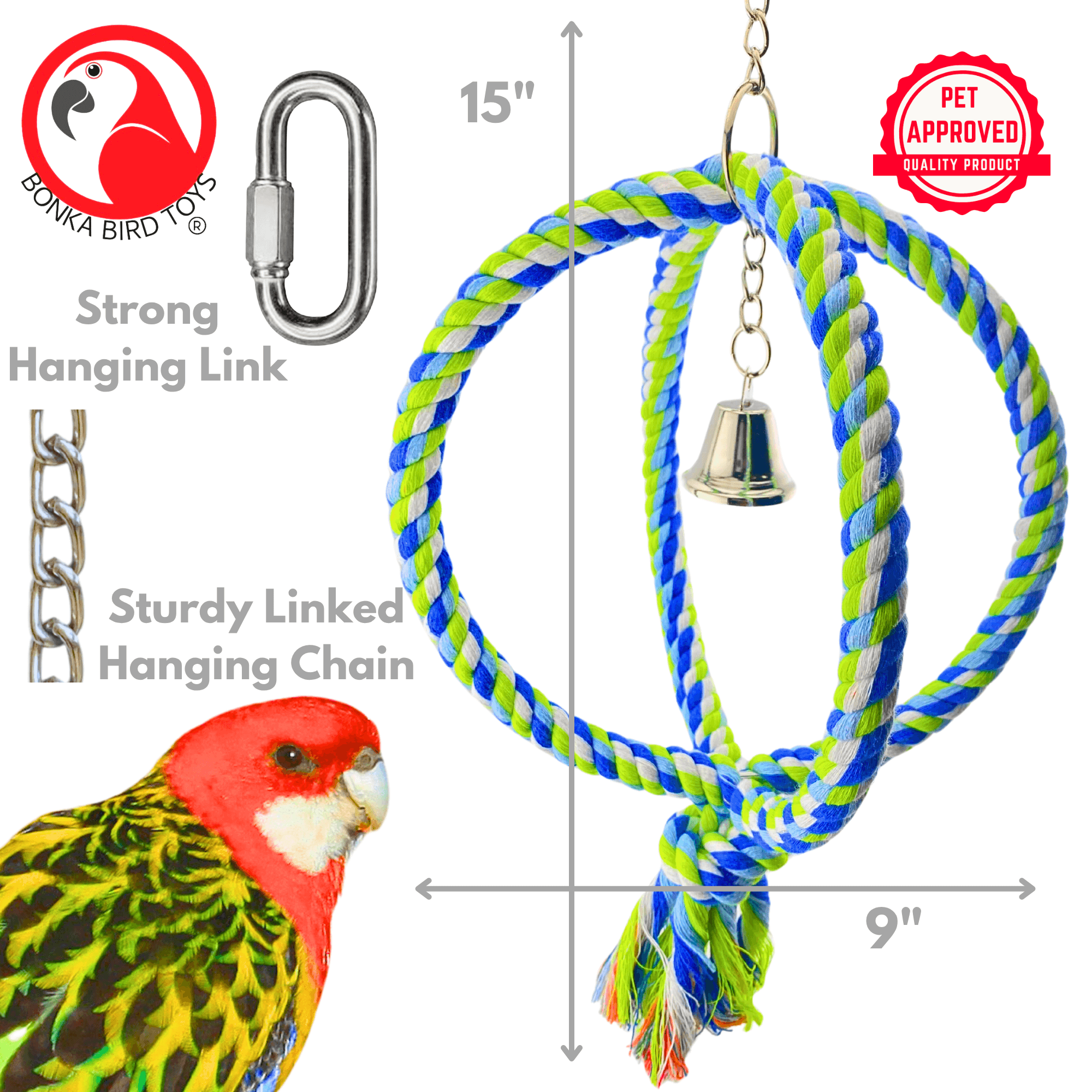 1992 Medium Globe - Bonka Bird Toys