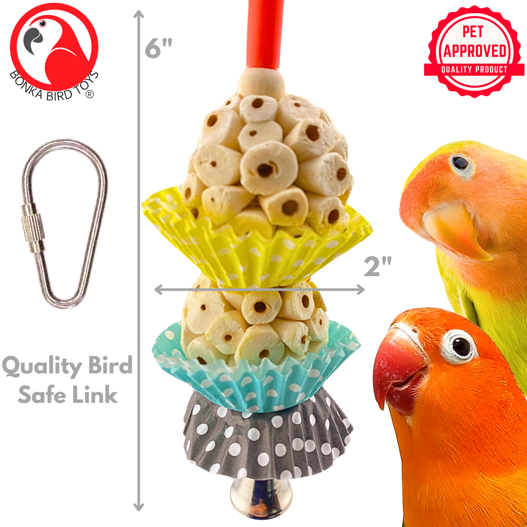 2365 Two Mini Cake - Bonka Bird Toys