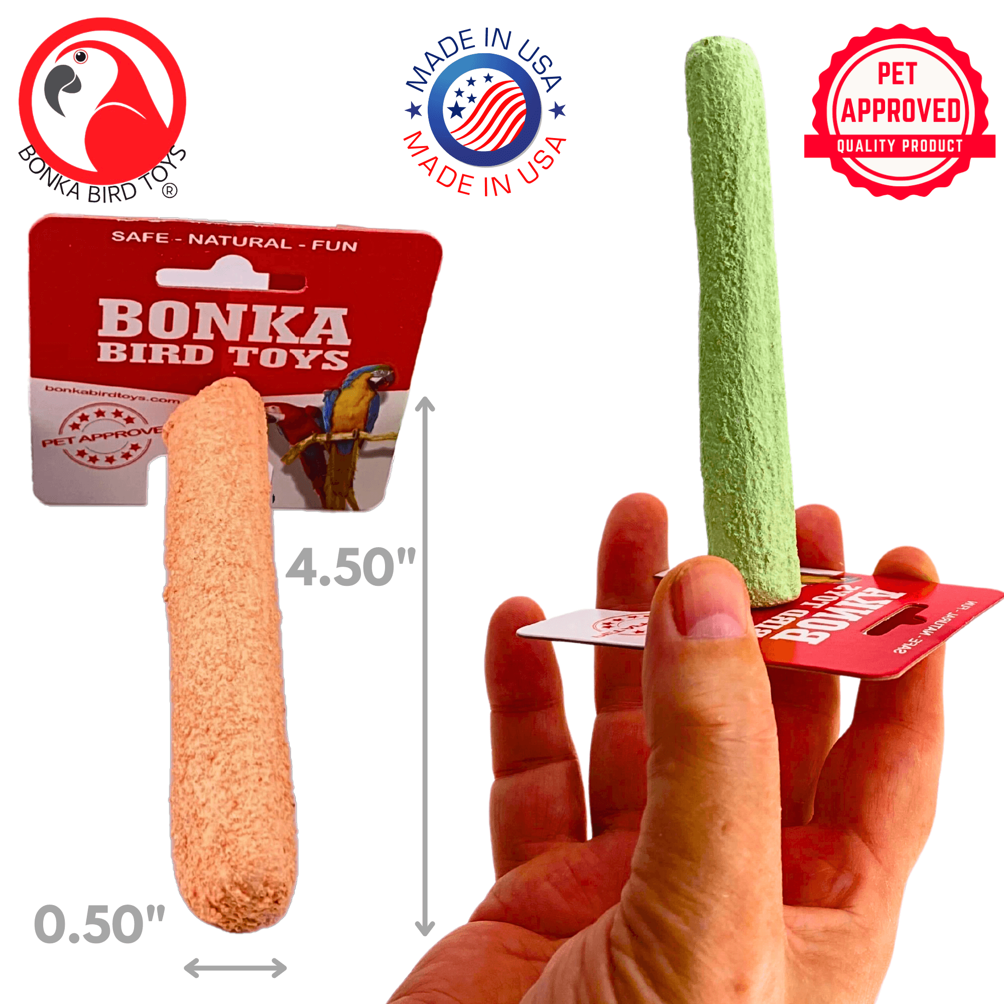 1433 Small Conditioning Perch - Bonka Bird Toys