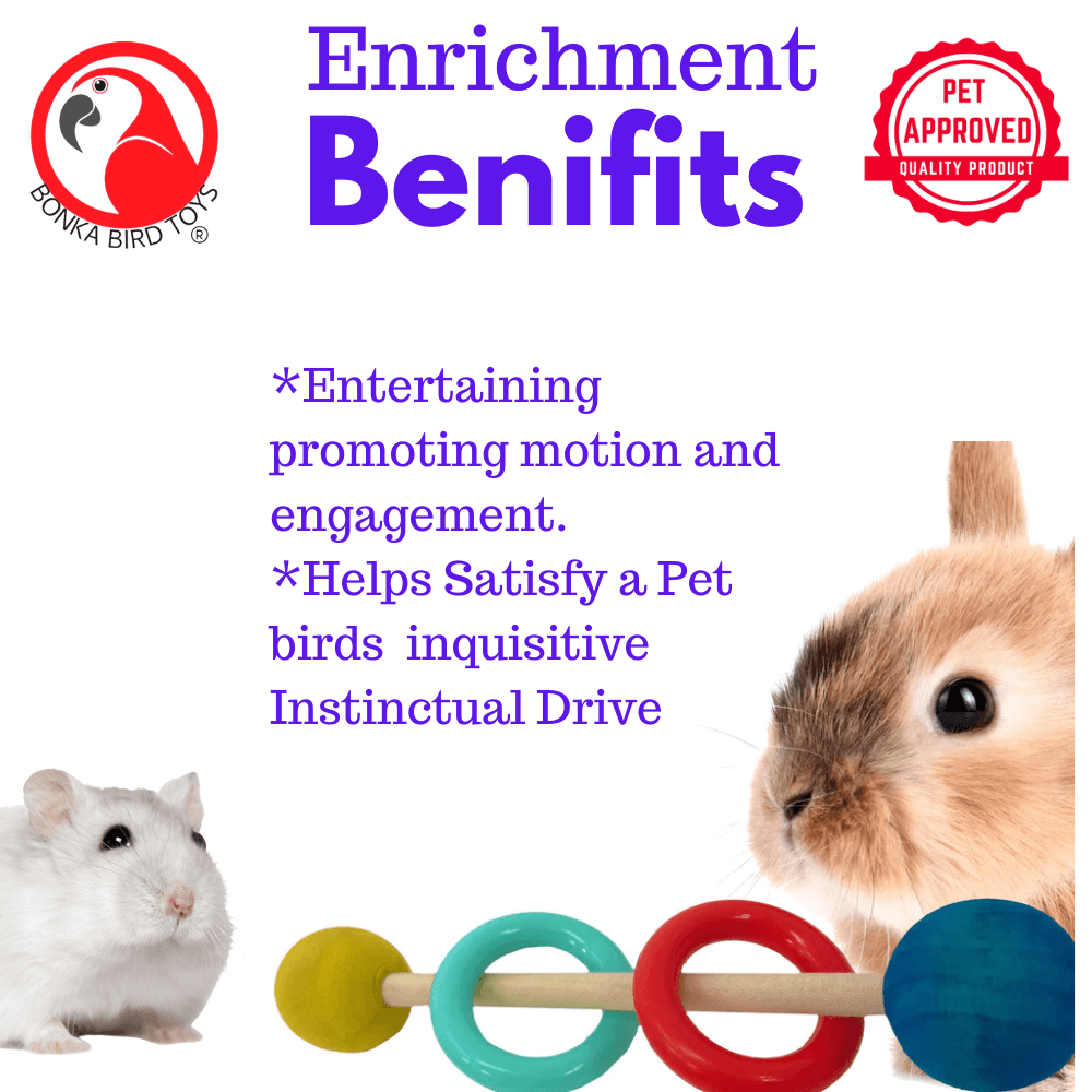 1630 Small Rattle - Bonka Bird Toys