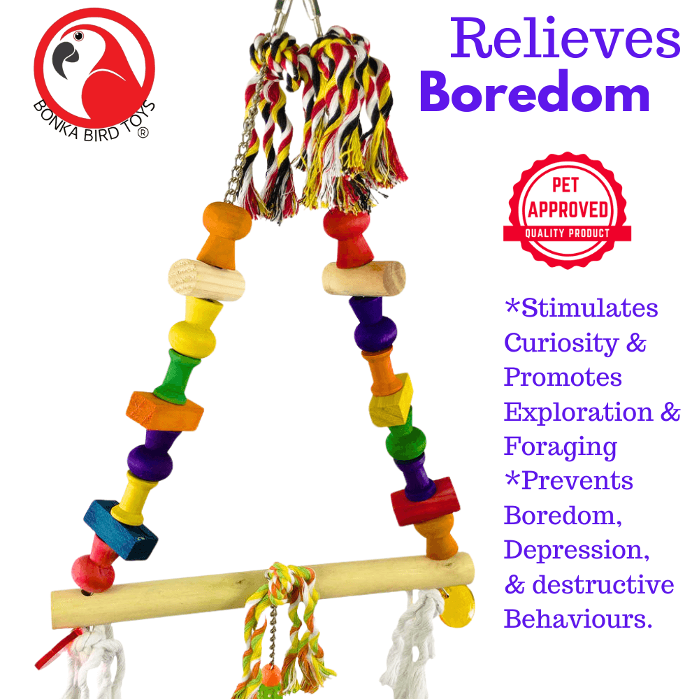 1383 Spindle Swing - Bonka Bird Toys