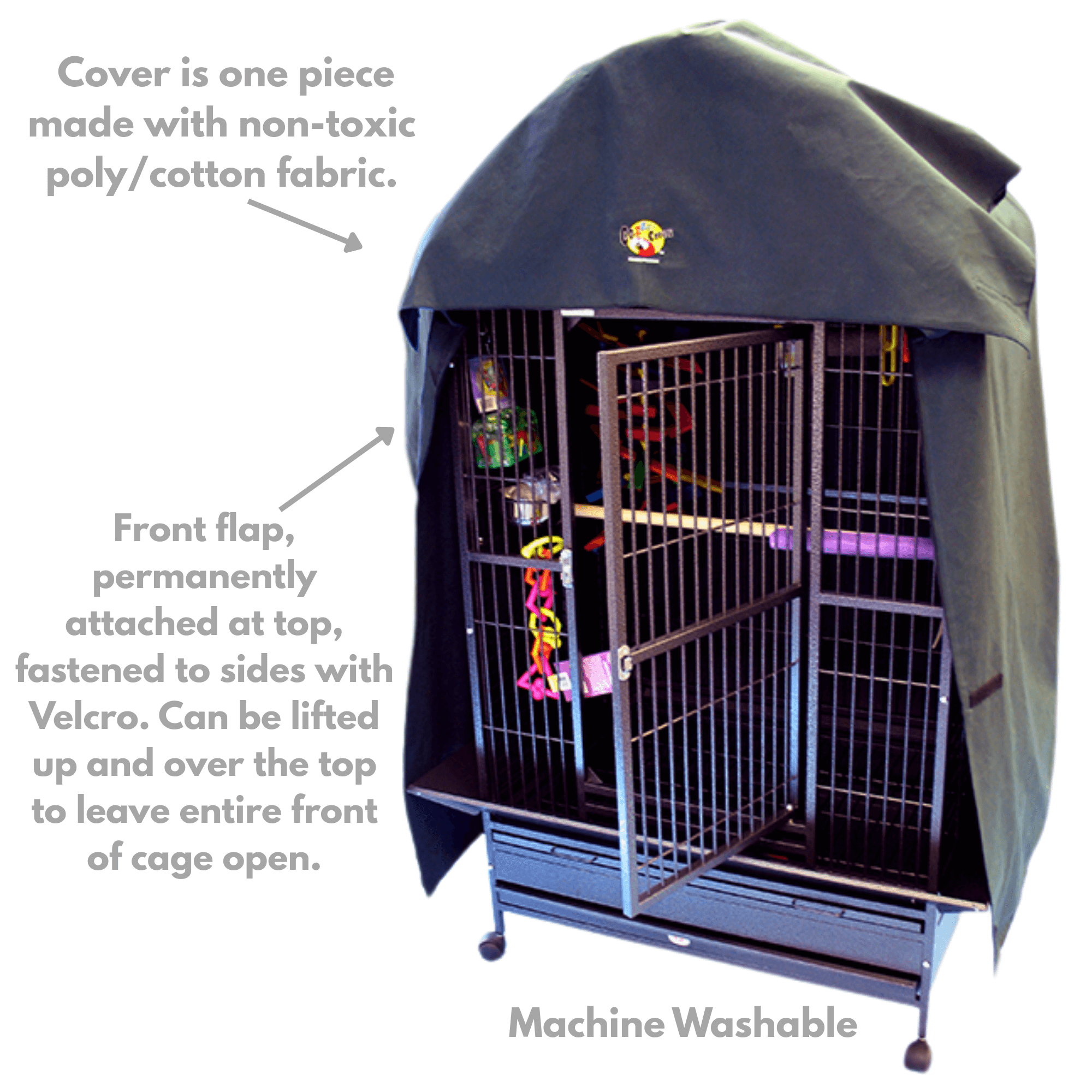 Cage Cover Model 2822 DT for Dome Top Bird Cage - Bonka Bird Toys
