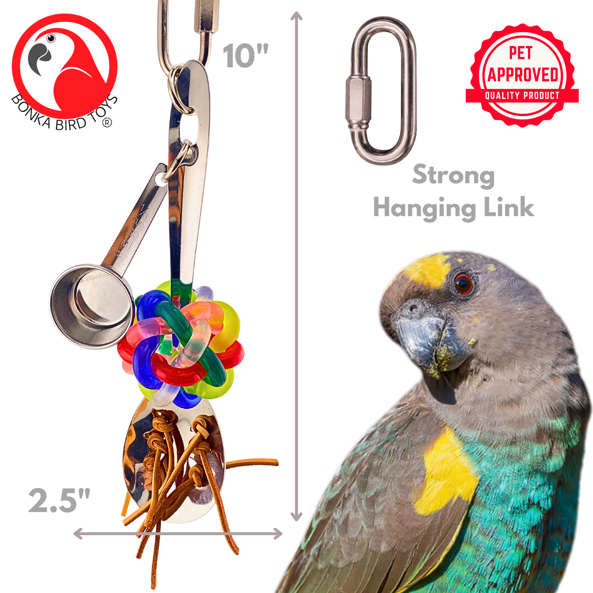 1976 Spaghetti Leather - Bonka Bird Toys