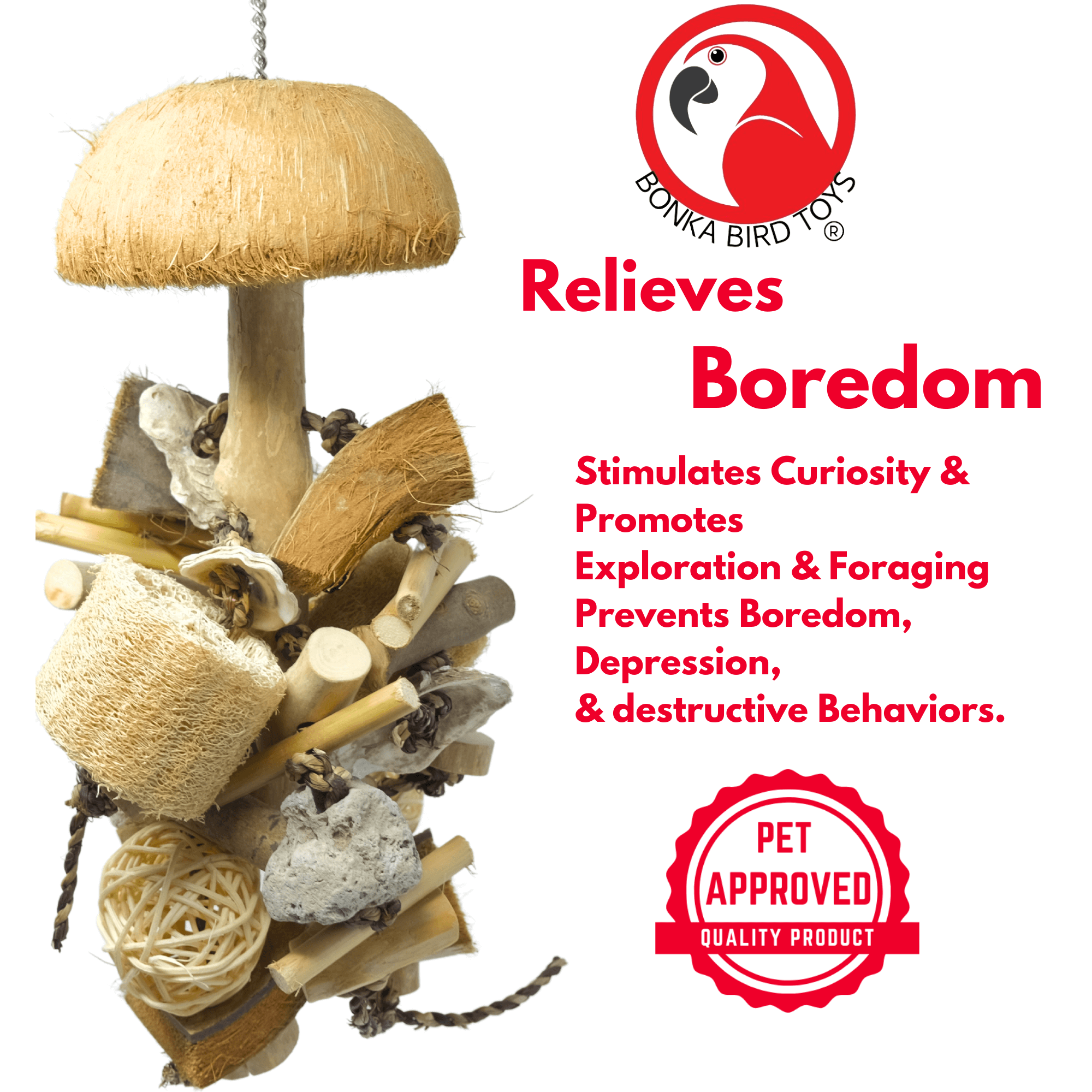 2668 Small Coco Loco - Bonka Bird Toys