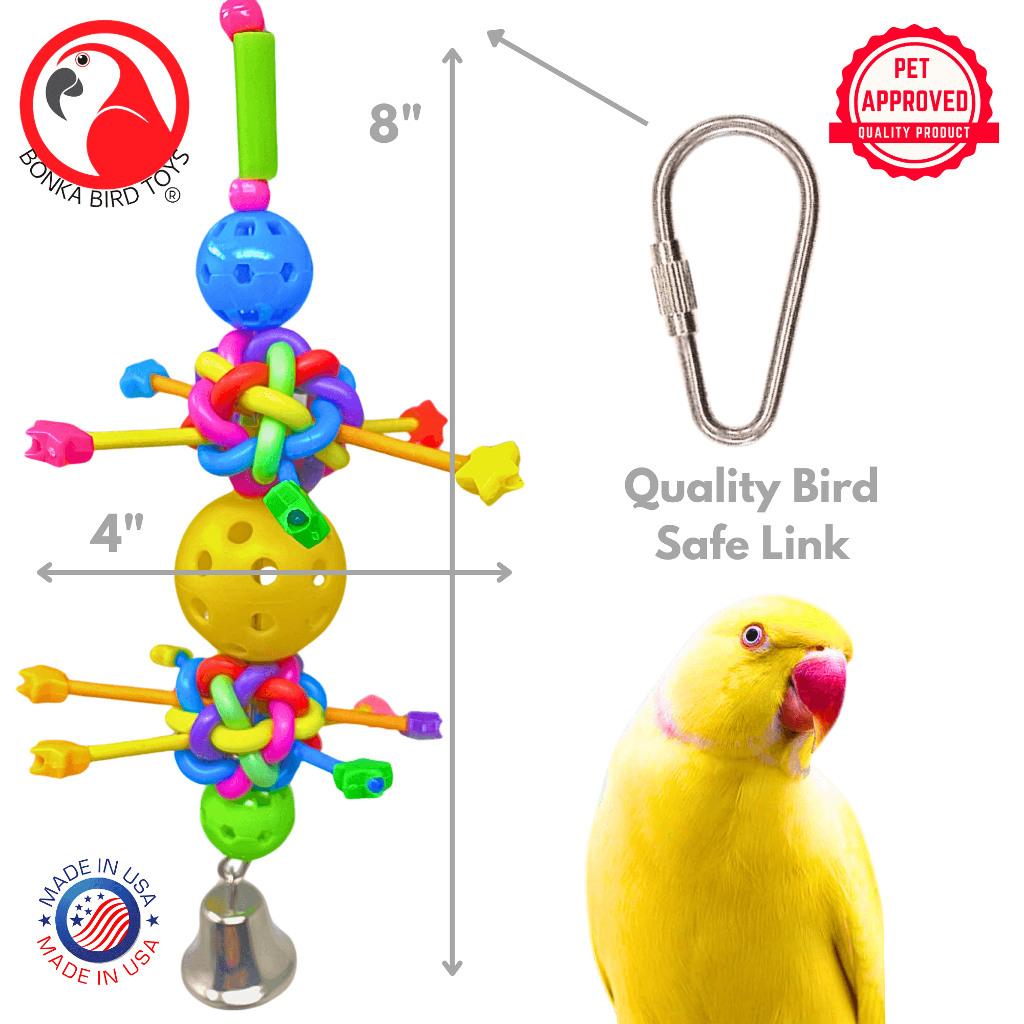 3934 Starburst Spinner - Bonka Bird Toys