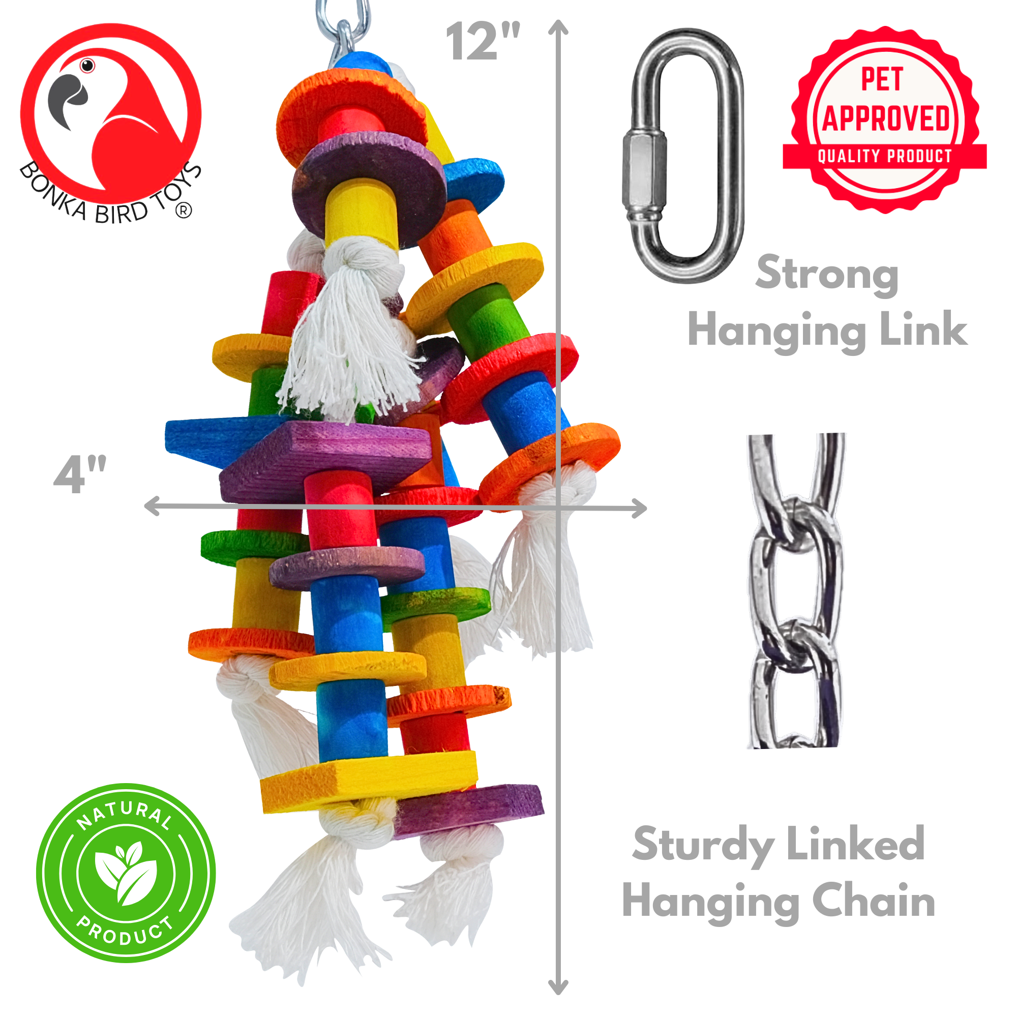 1092 Jumble Chew - Bonka Bird Toys