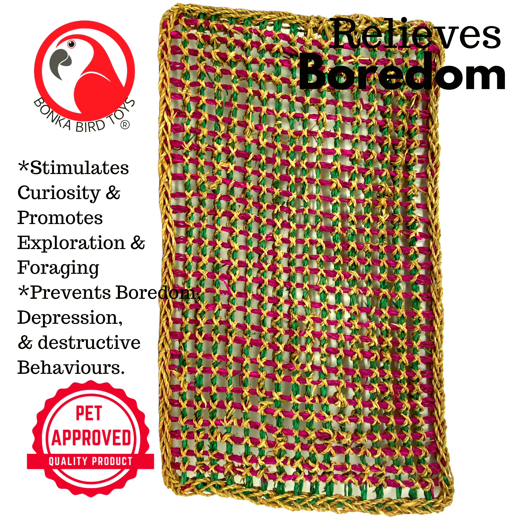 Seagrass Mats 14X24 - Bonka Bird Toys