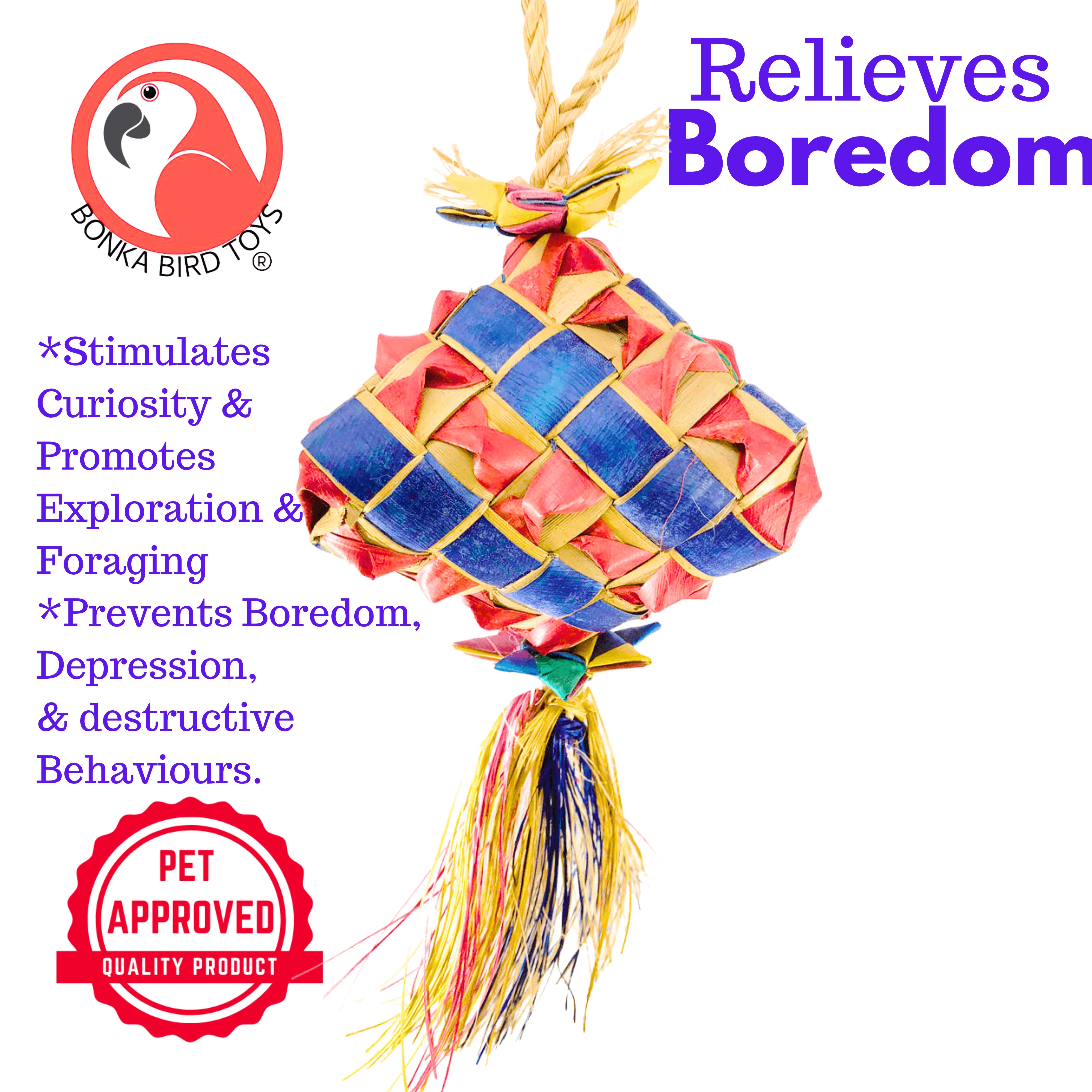 03413 Small Diamond - Bonka Bird Toys