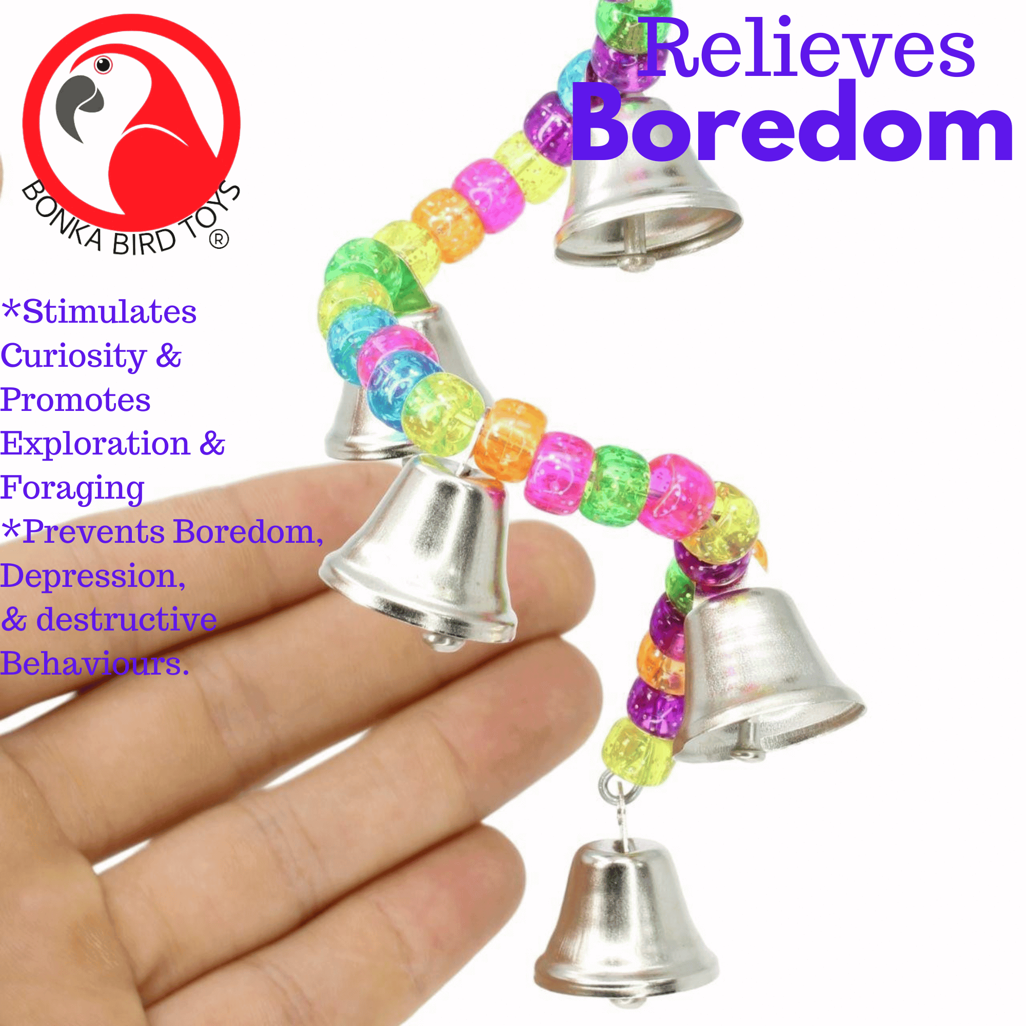890 Ring My Bell - Bonka Bird Toys