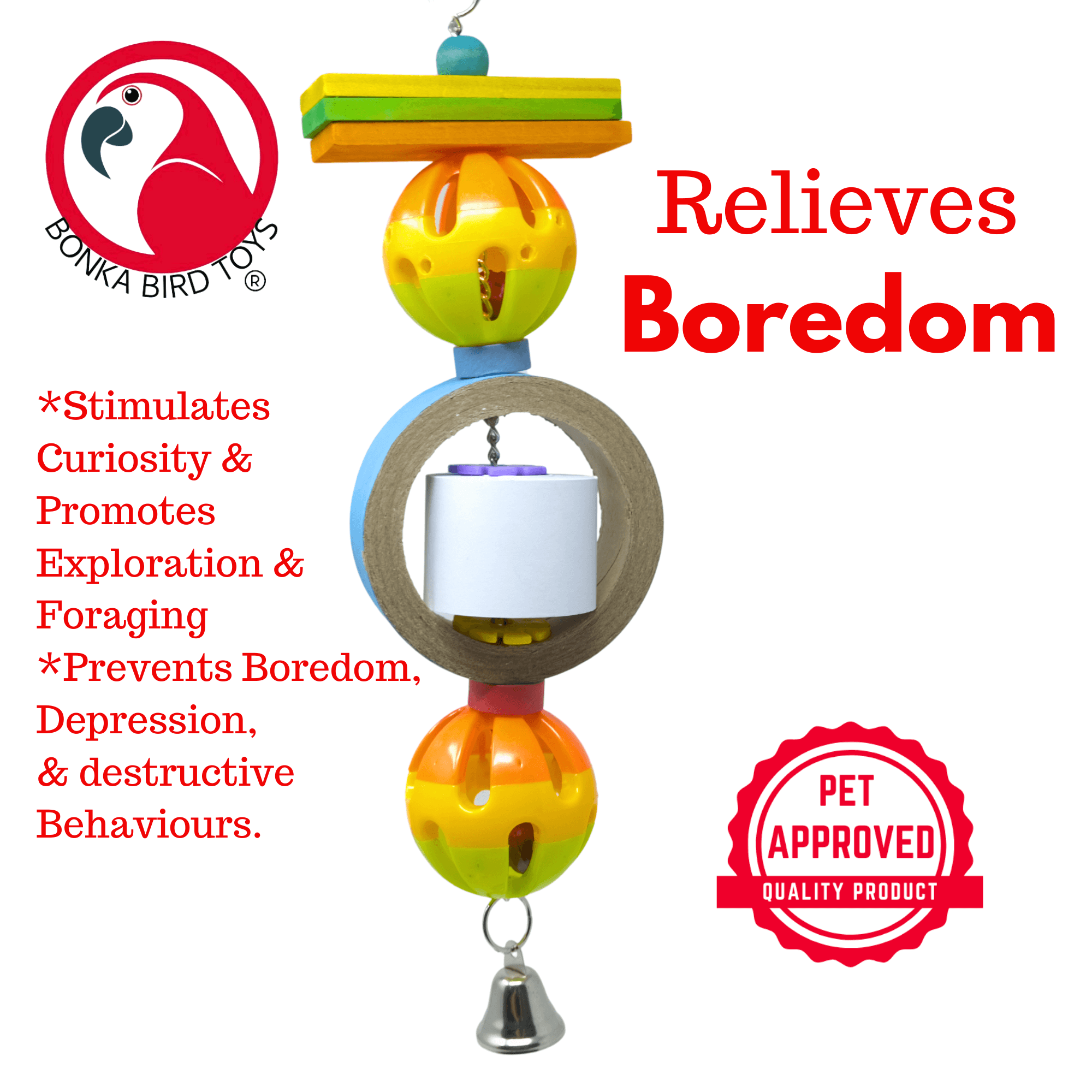 2670 Bagel Ball - Bonka Bird Toys