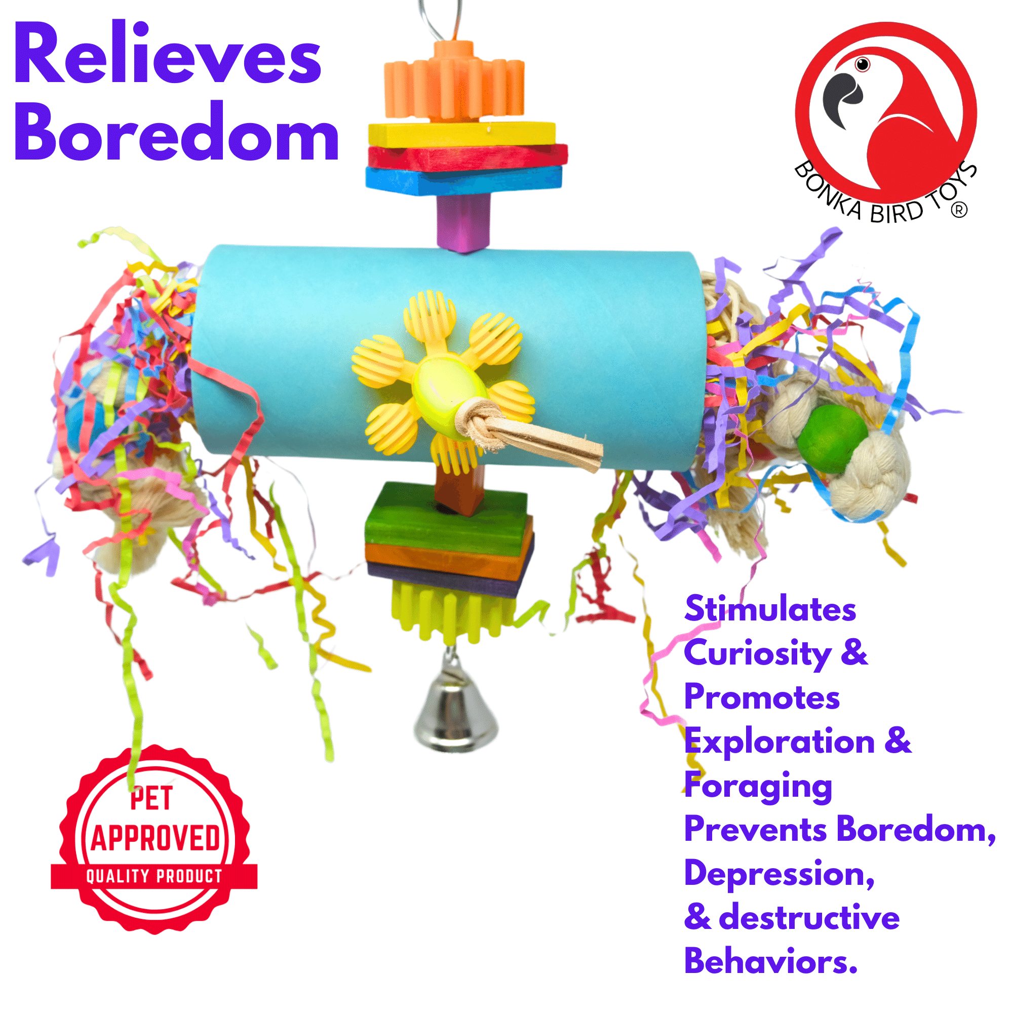 2827 Gear Tube - Bonka Bird Toys