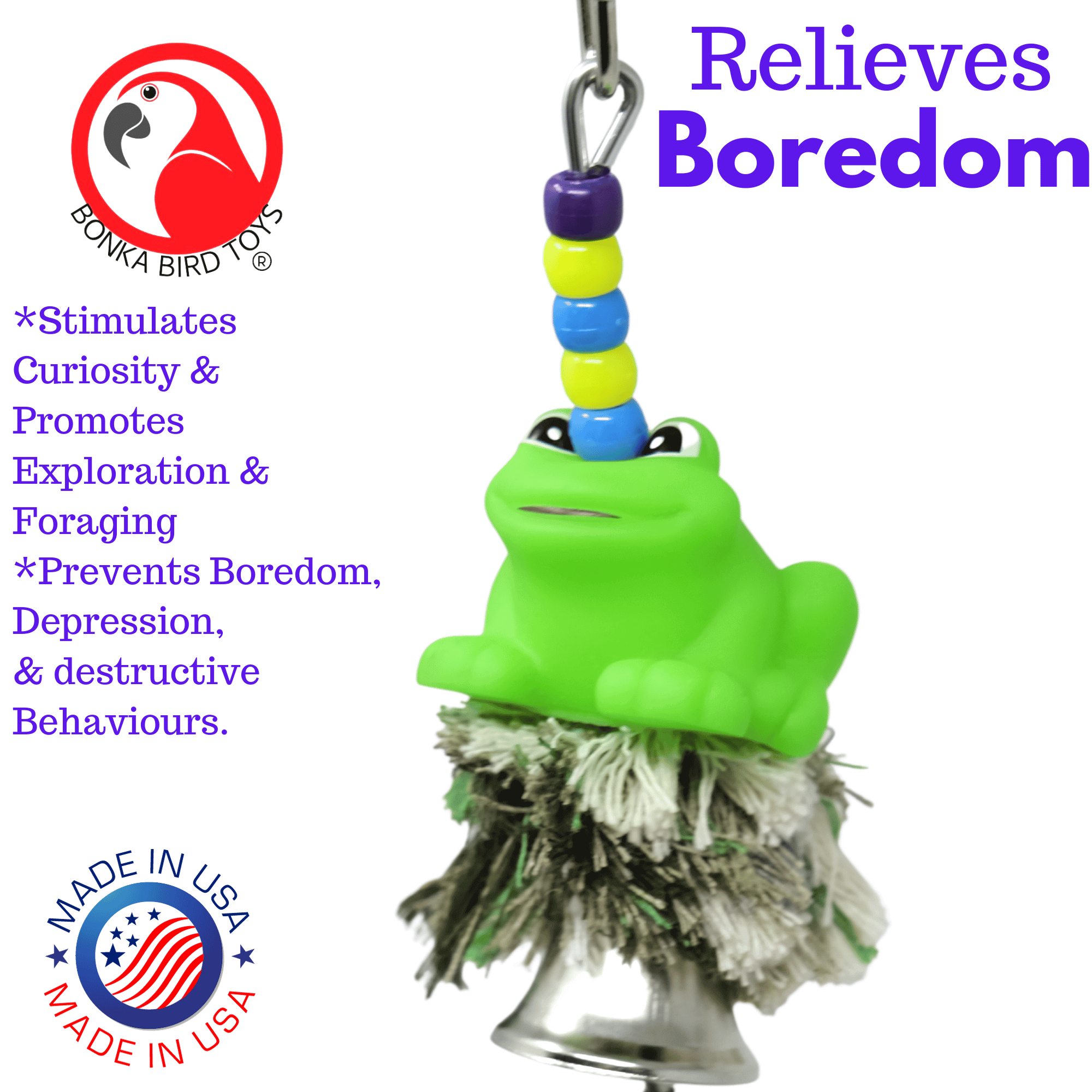 934 Frog Plucker - Bonka Bird Toys