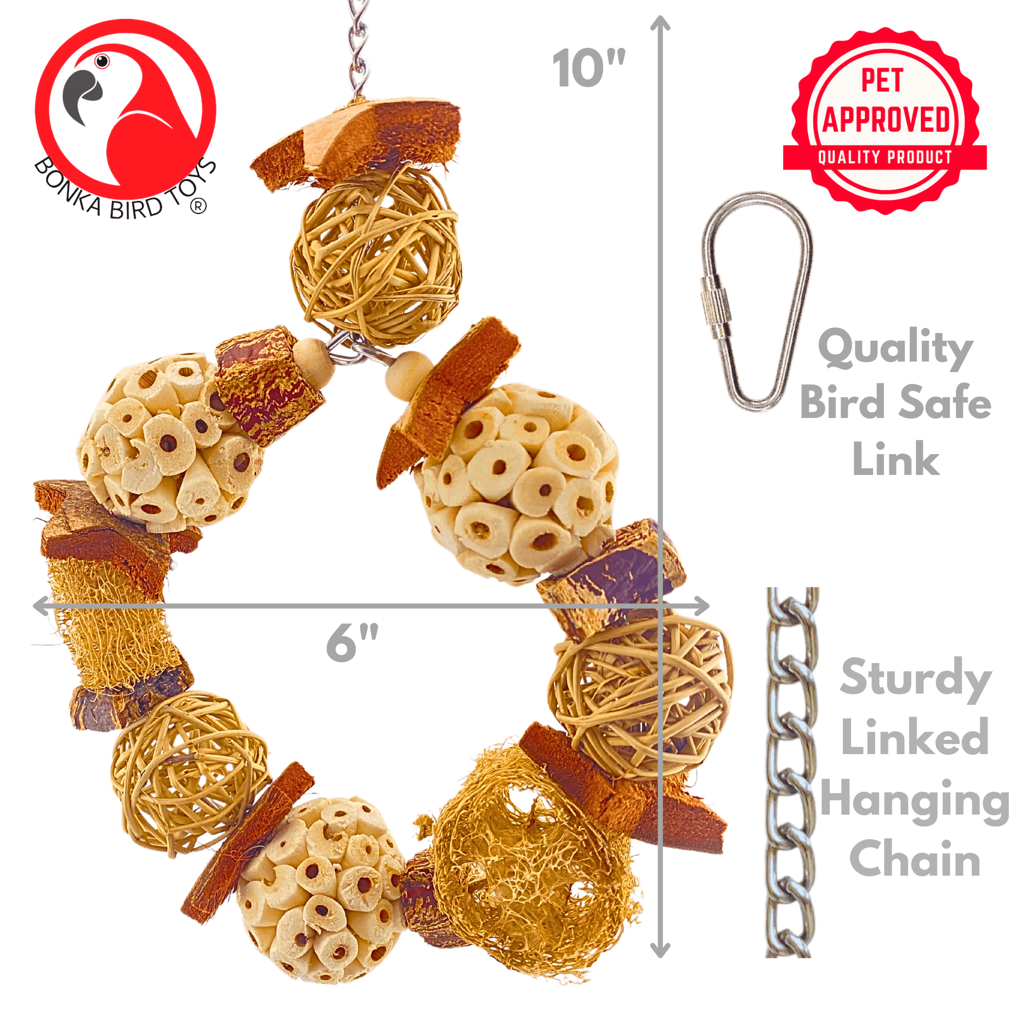 1199 Natures Harmony Swing - Bonka Bird Toys