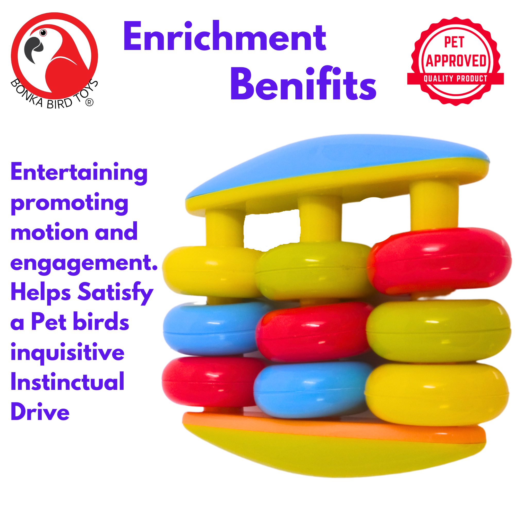 2460 Abacus - Bonka Bird Toys