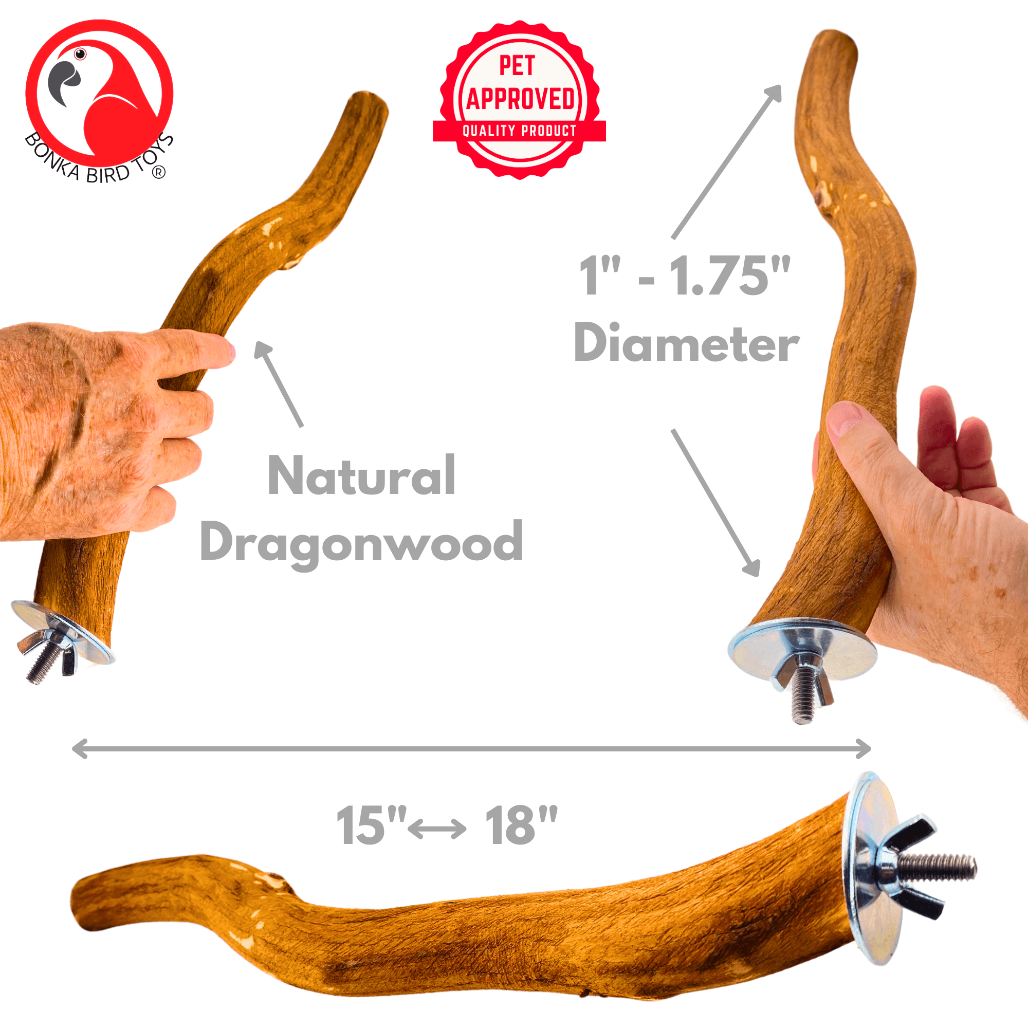 3651 Dragonwood Perch - Bonka Bird Toys