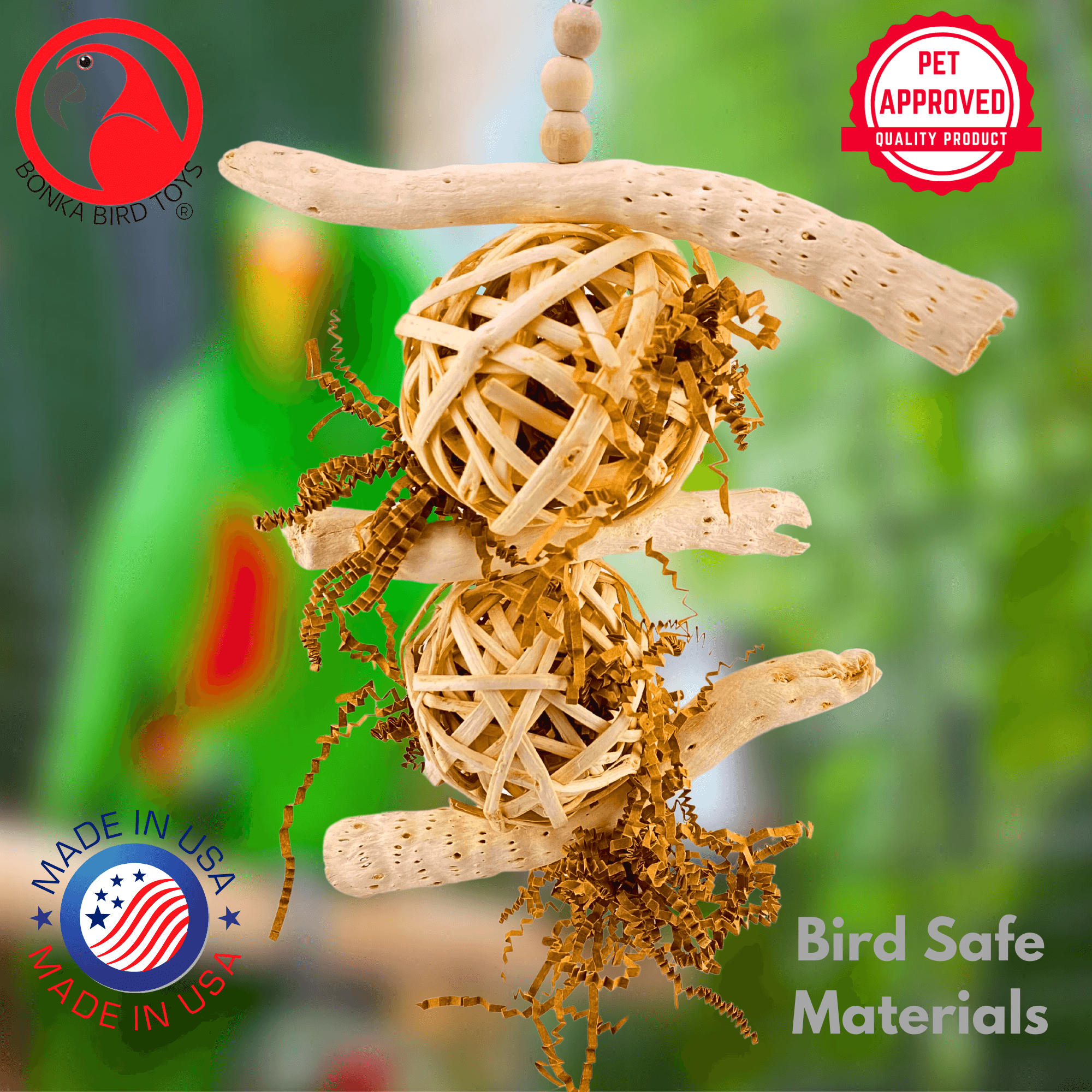 1034 Driftwood Forage Tower - Bonka Bird Toys