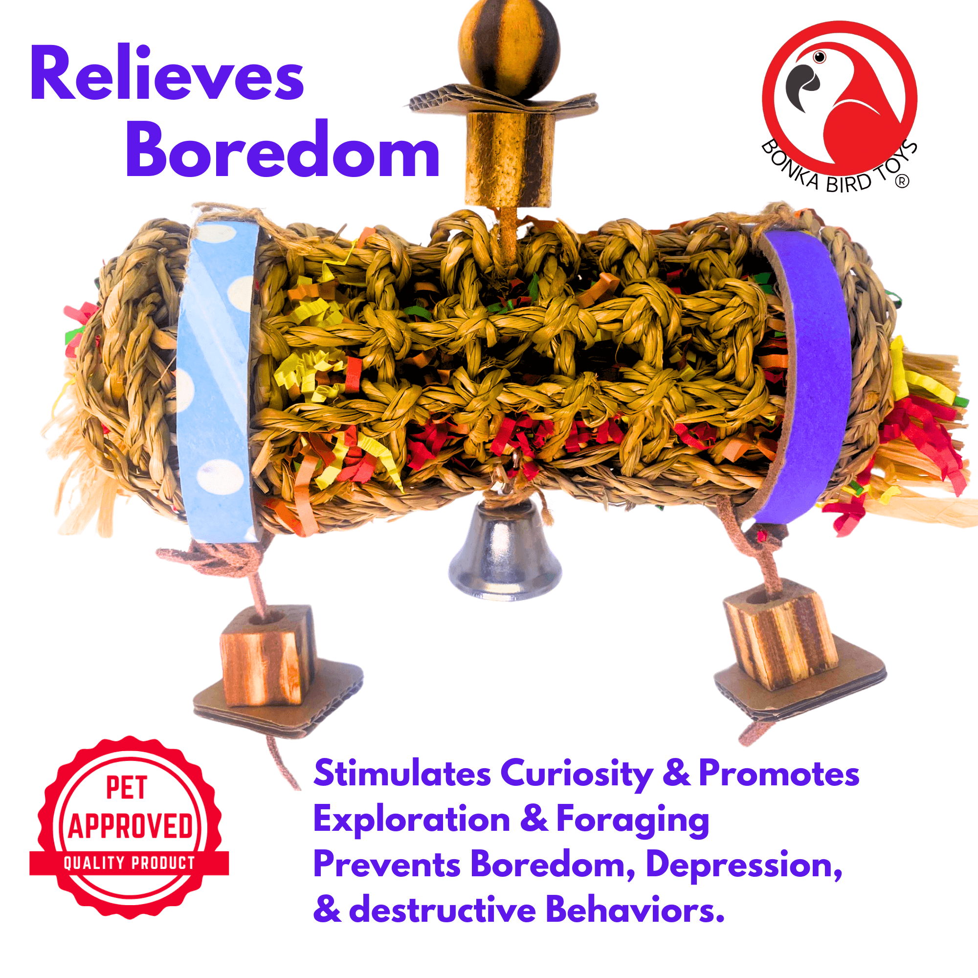 2594 Small Shred Roll - Bonka Bird Toys