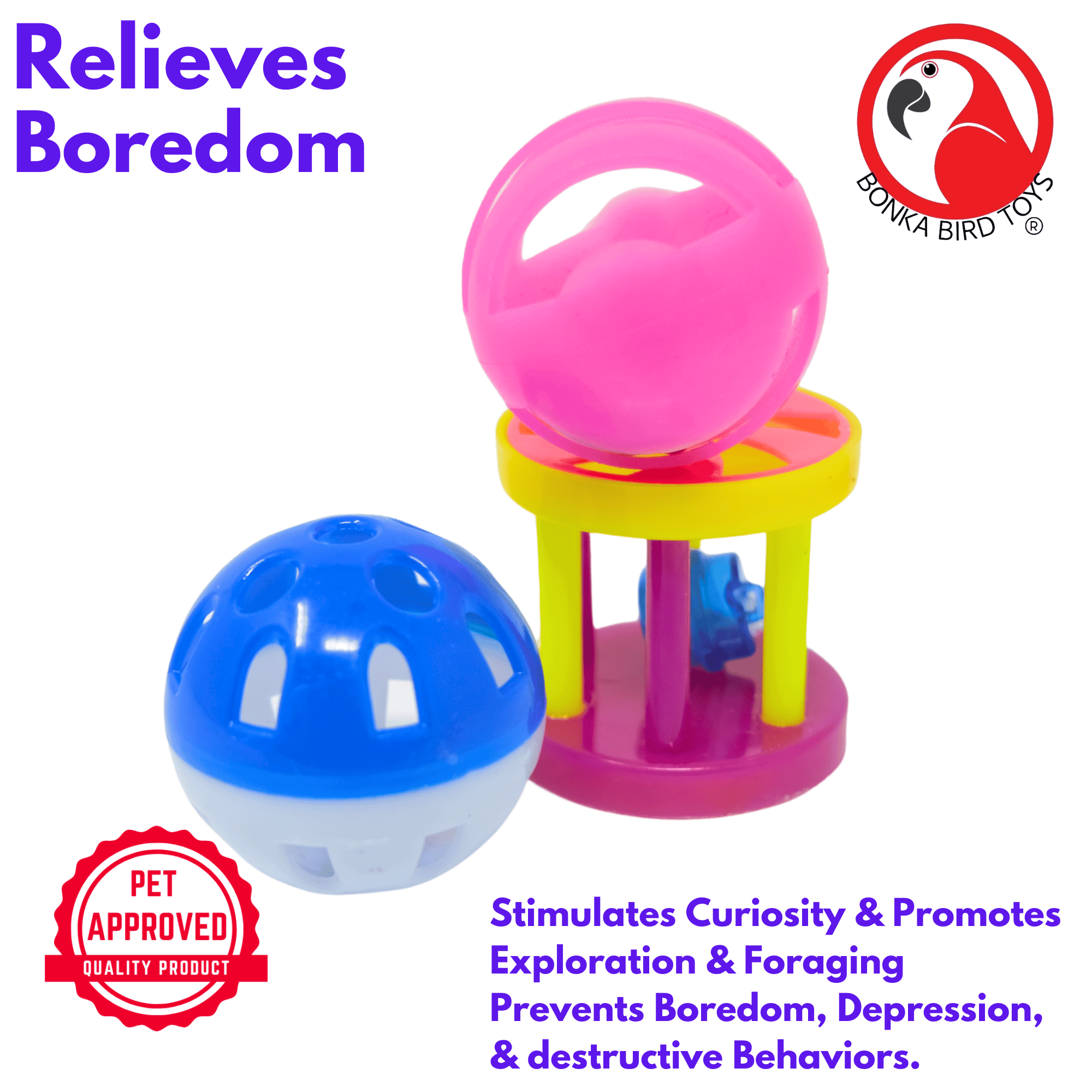 1195 Play Three Foot Talon - Bonka Bird Toys