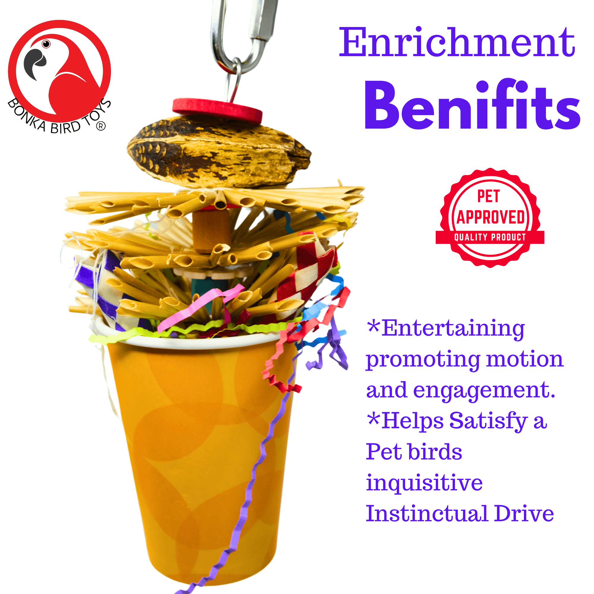 2641 Party Cup - Bonka Bird Toys